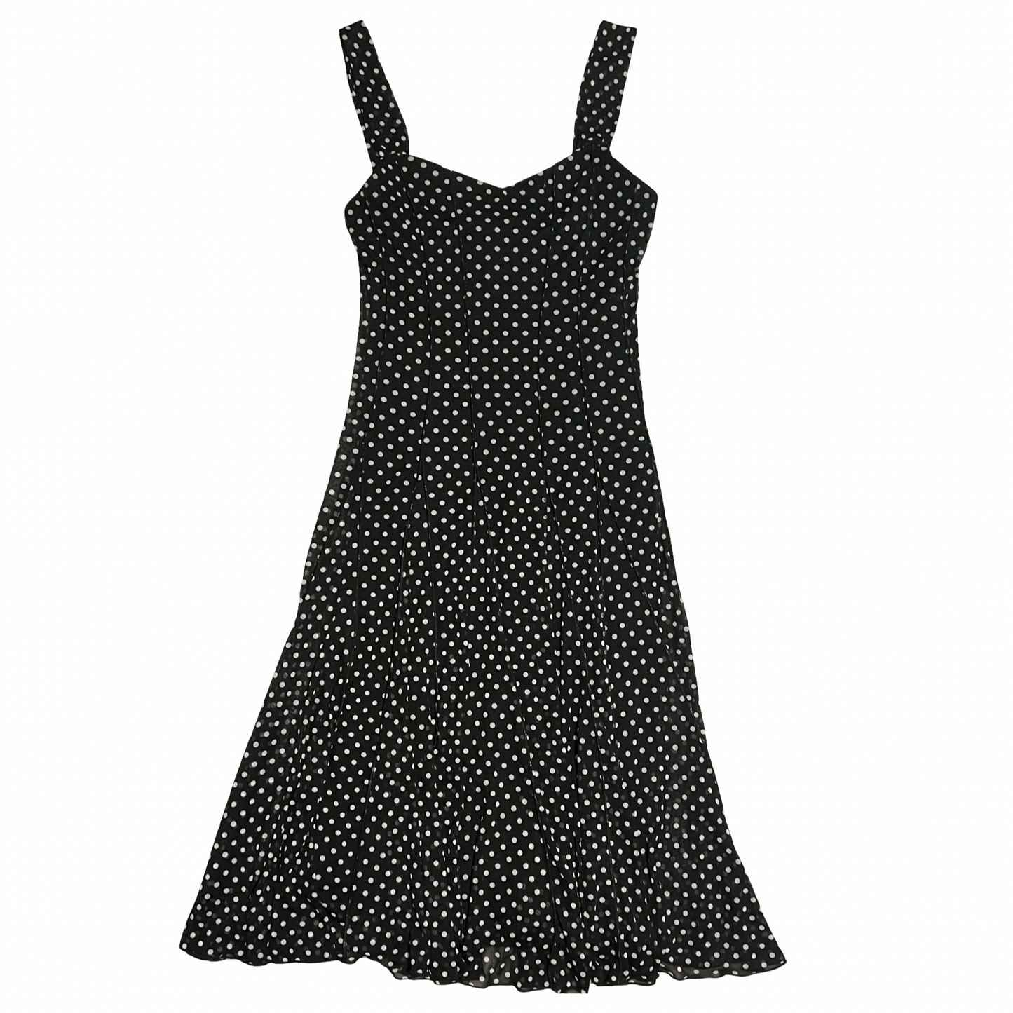 (6) joseph ribkoff polka dot midi dress