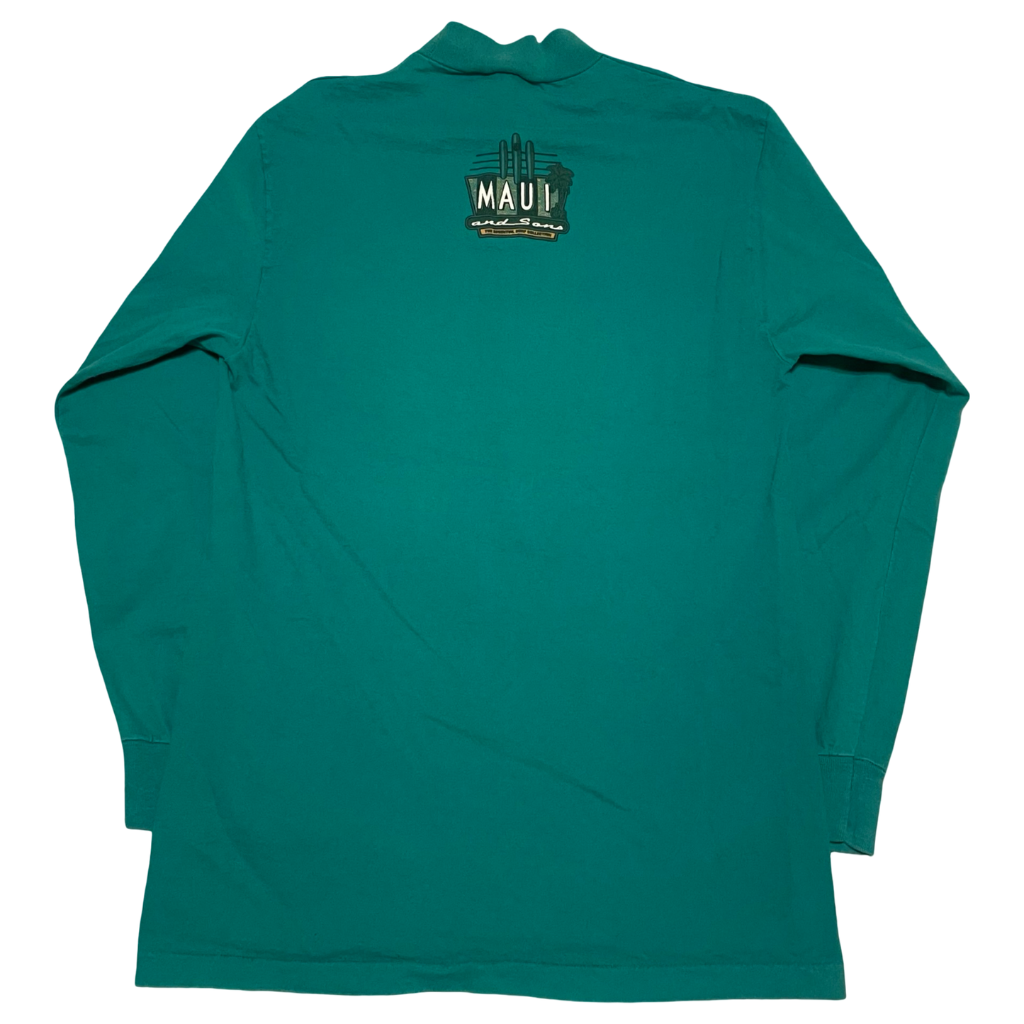 (L) 1994 Maui surf mock neck longsleeve