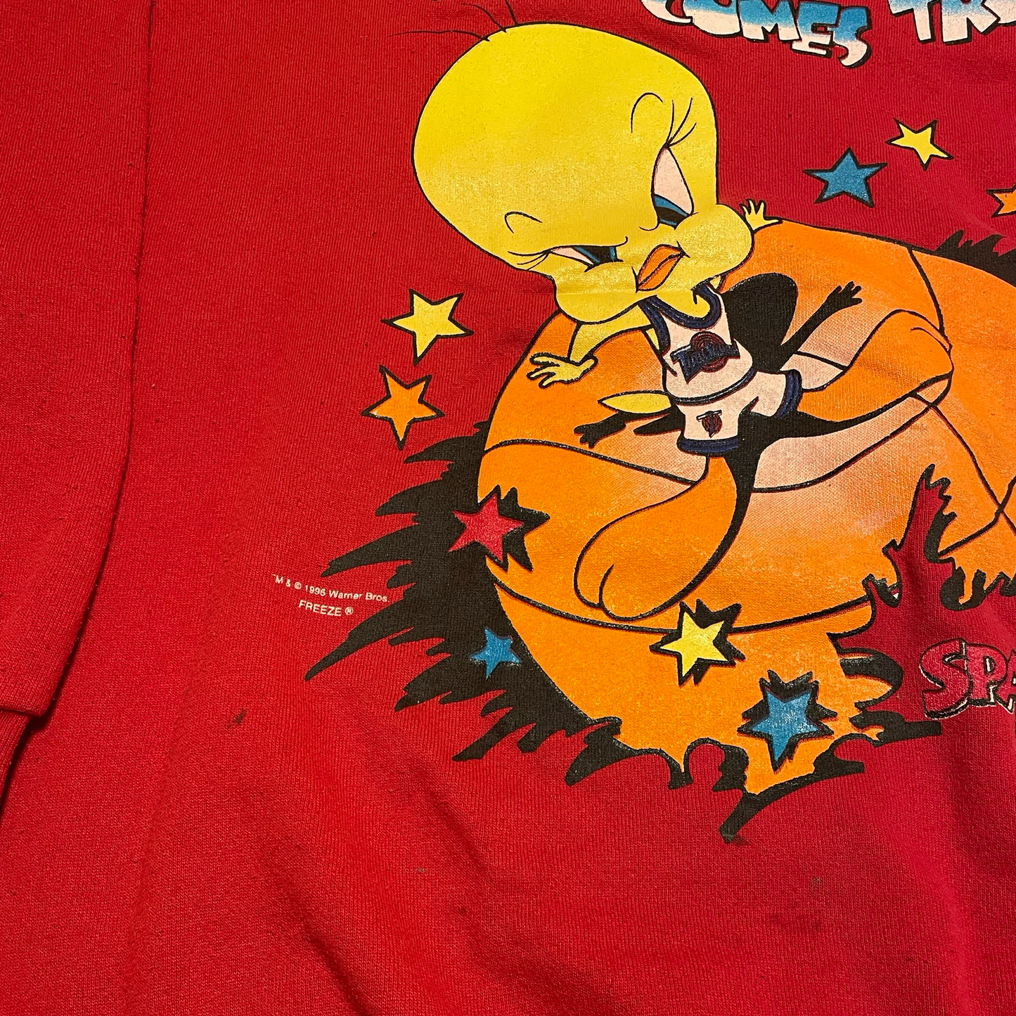 (XL) 1996 Space jam tweety crewneck