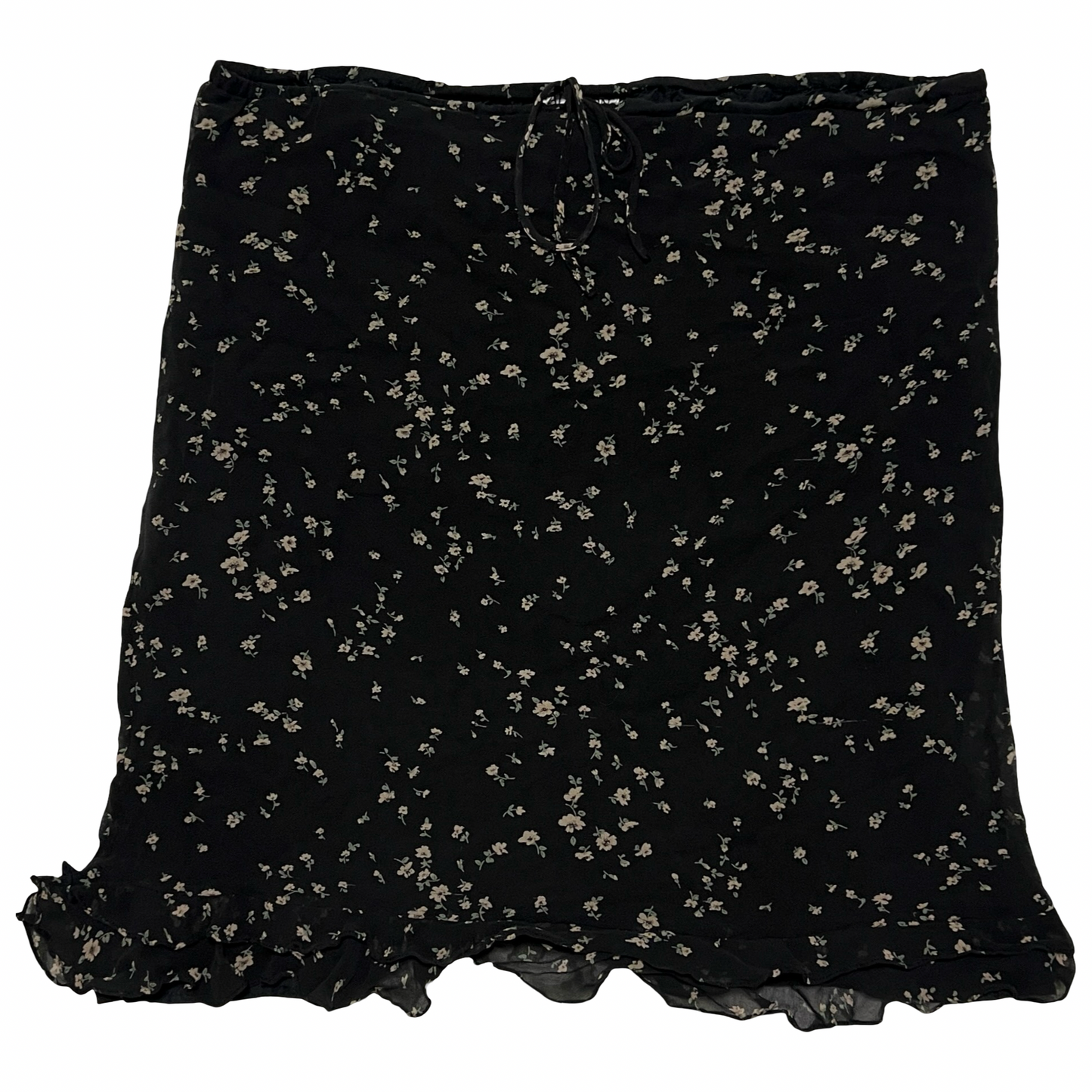 (XL) allison taylor silk midi skirt