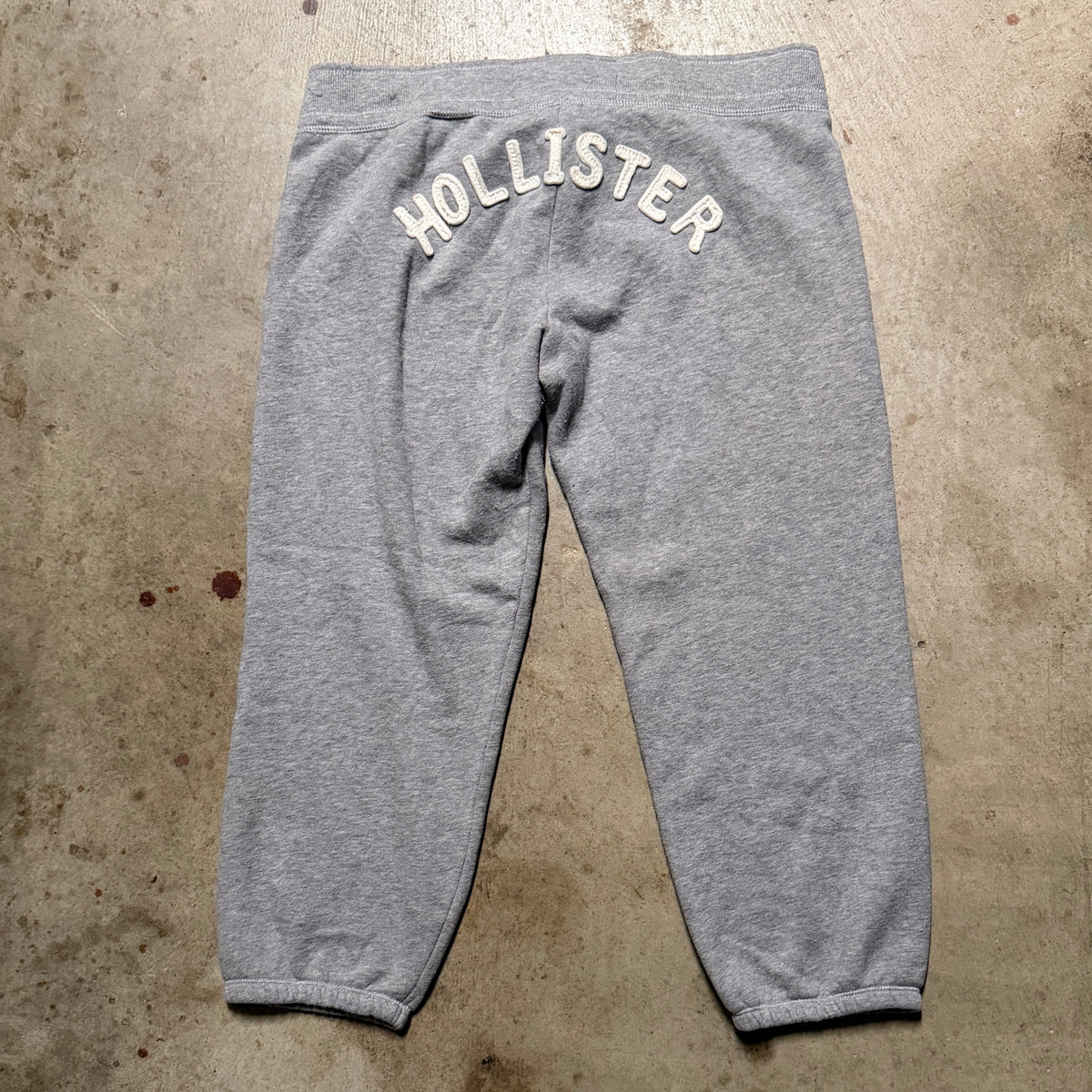 (M) ladies Hollister 22 pelican spellout capri joggers