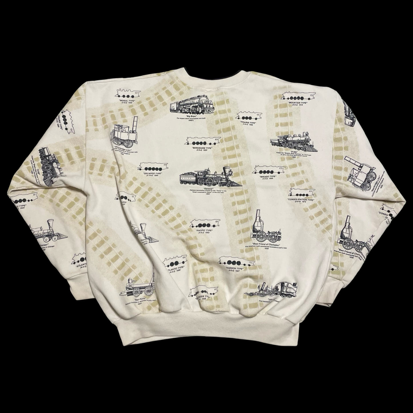 (XL) Vintage Steam trains crewneck