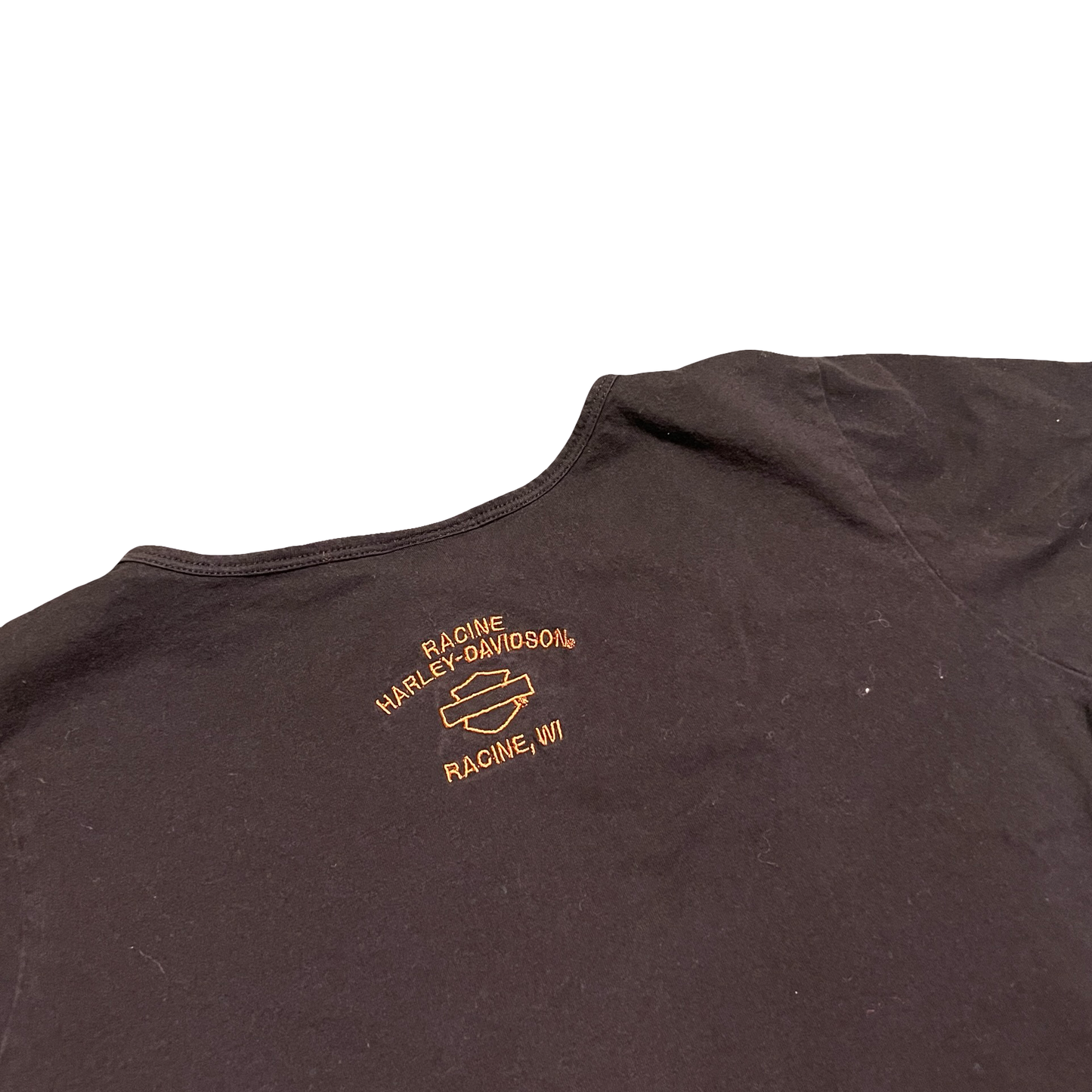 (L) harley davidson baby doll tee