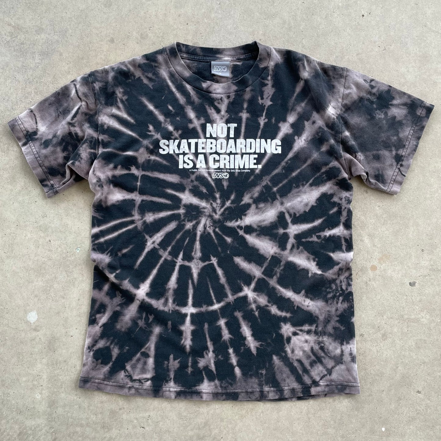 (M) Not skateboarding is a crime tee