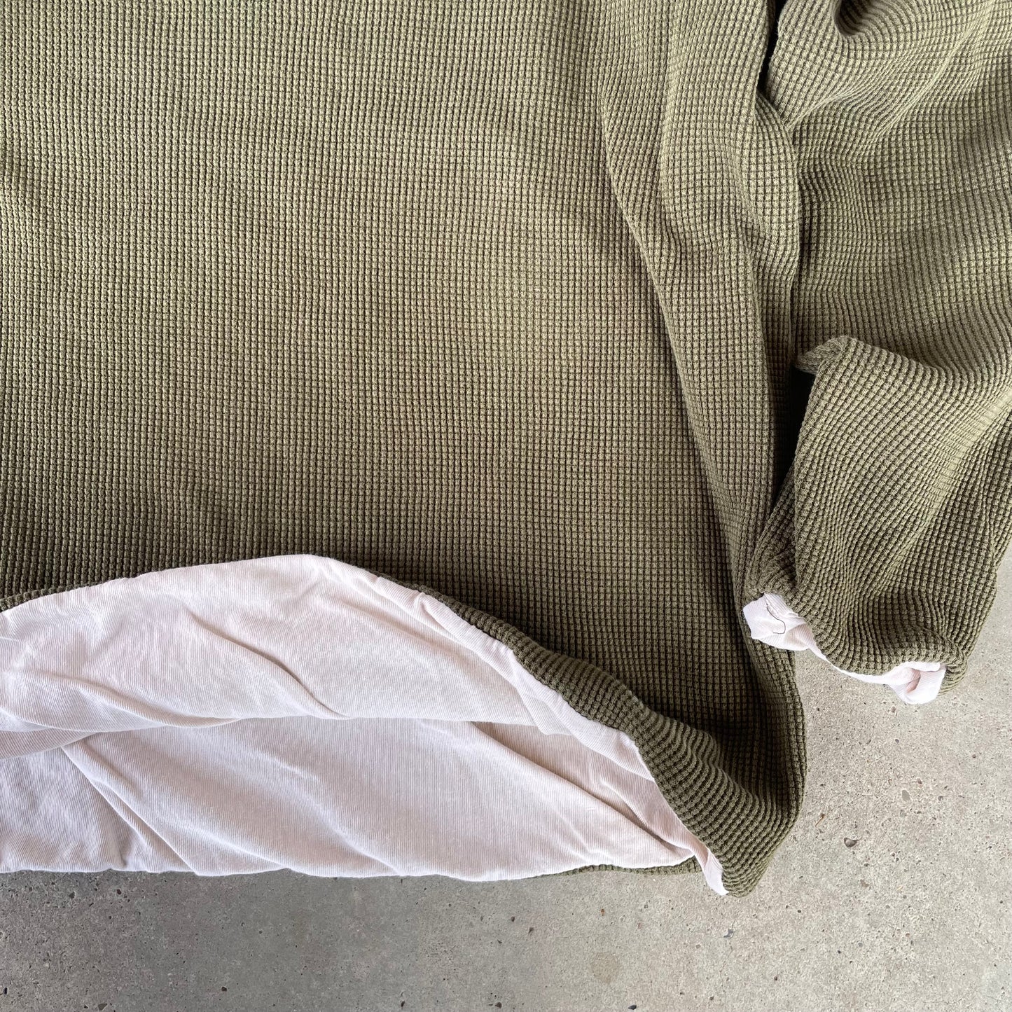 (M/L) Polo RL jeans thermal layered sweatshirt