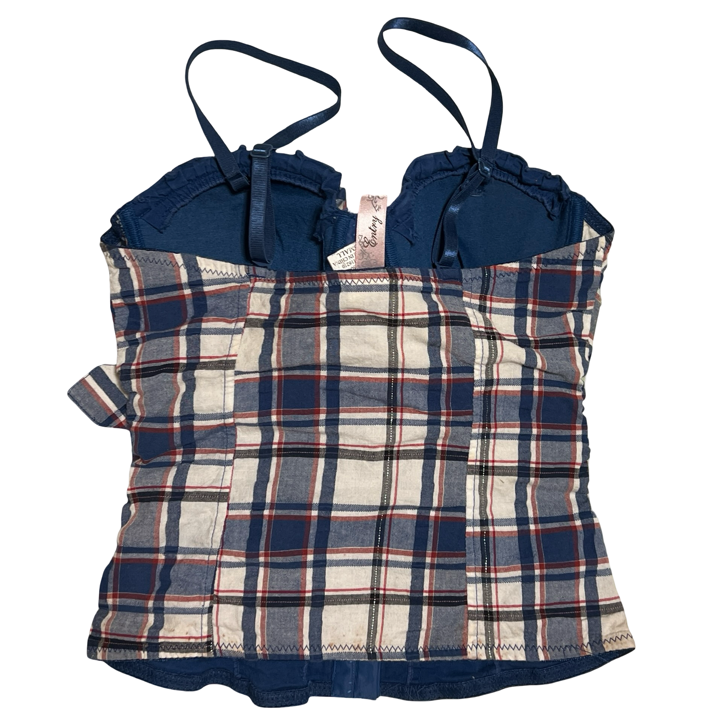 (S) entry corset style top