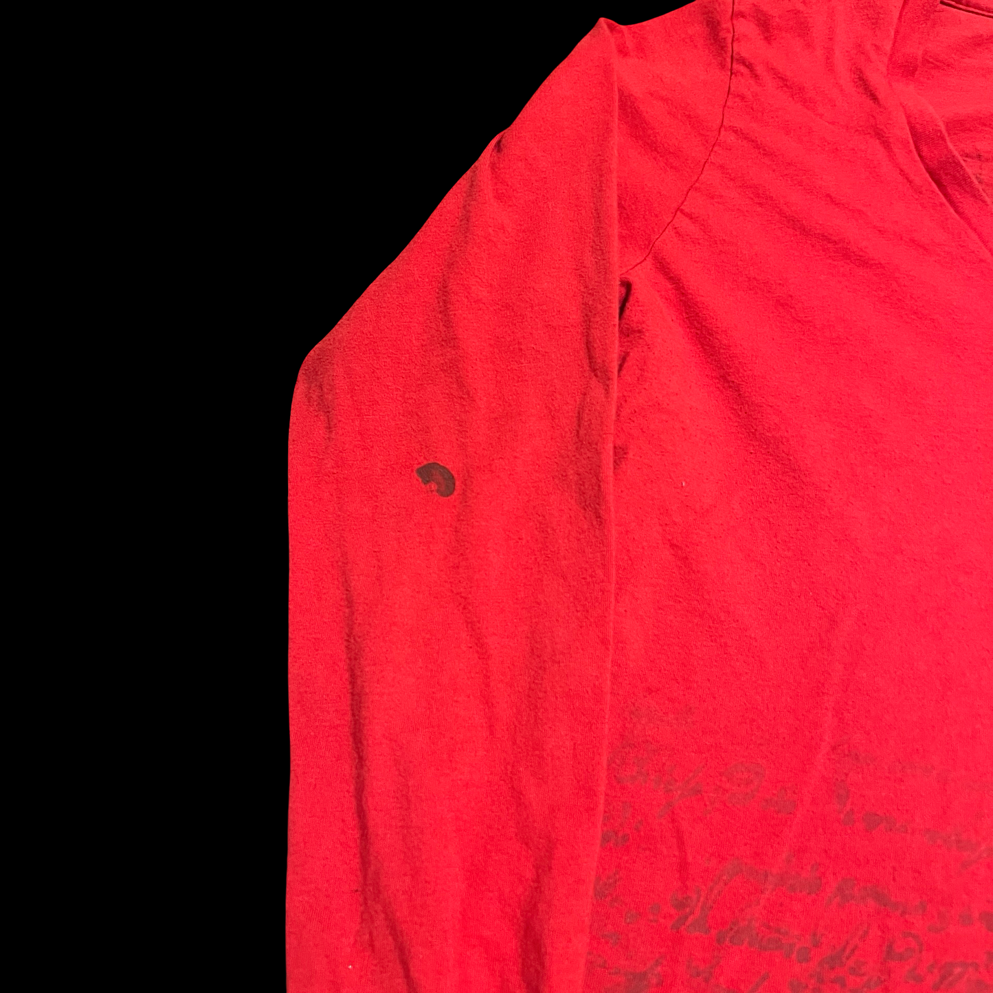 (L) harley davdison velvet crest wing long-sleeve