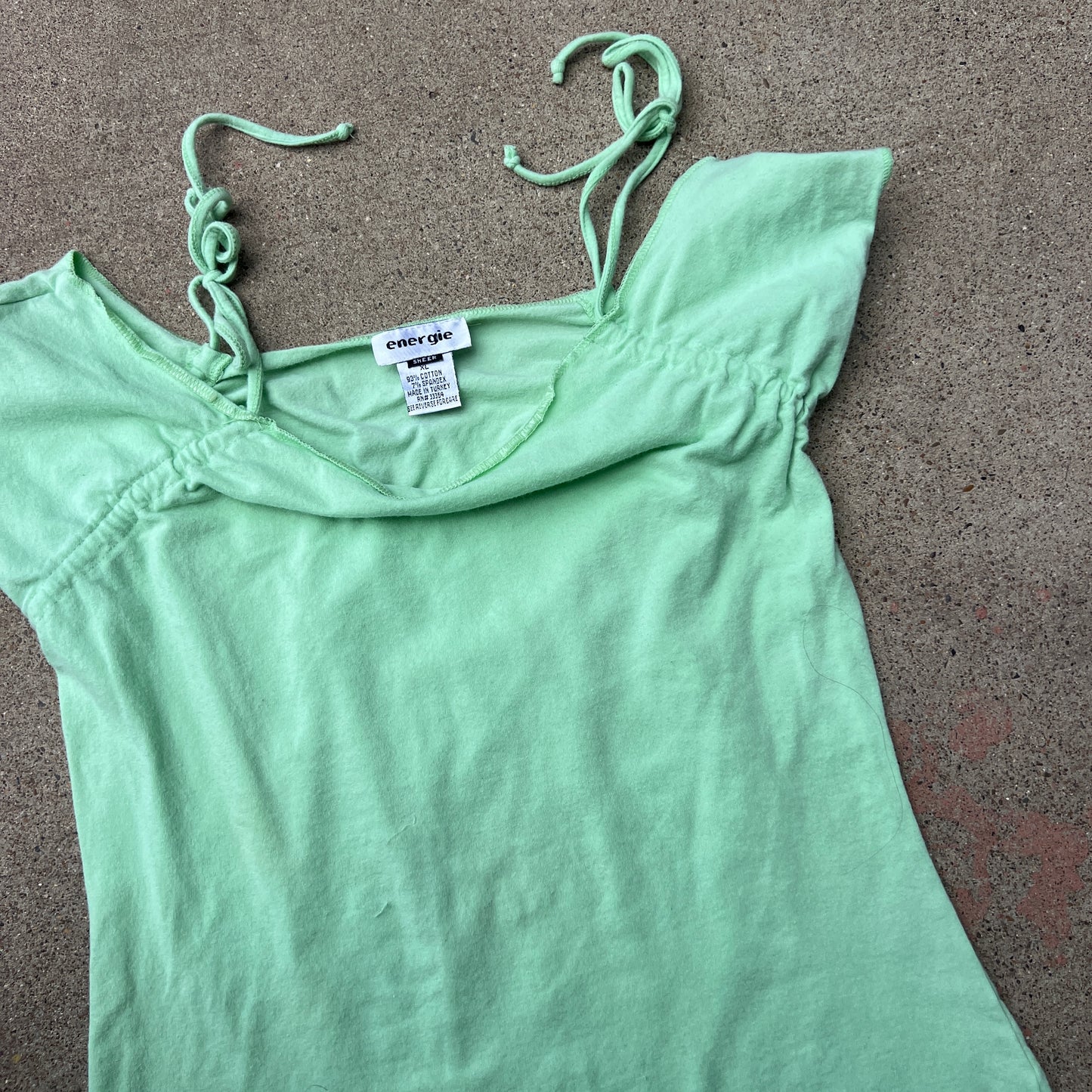 (girls XL) energie sheer baby tee