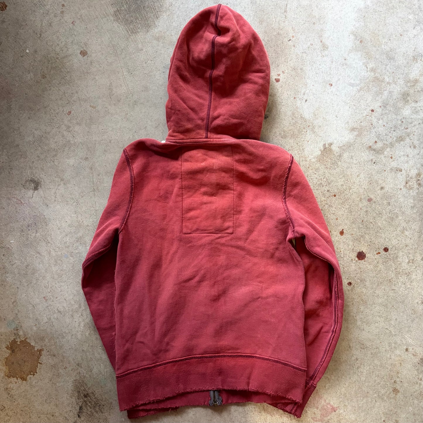 (S) Abercrombie and fitch CC distressed zip up hoodie