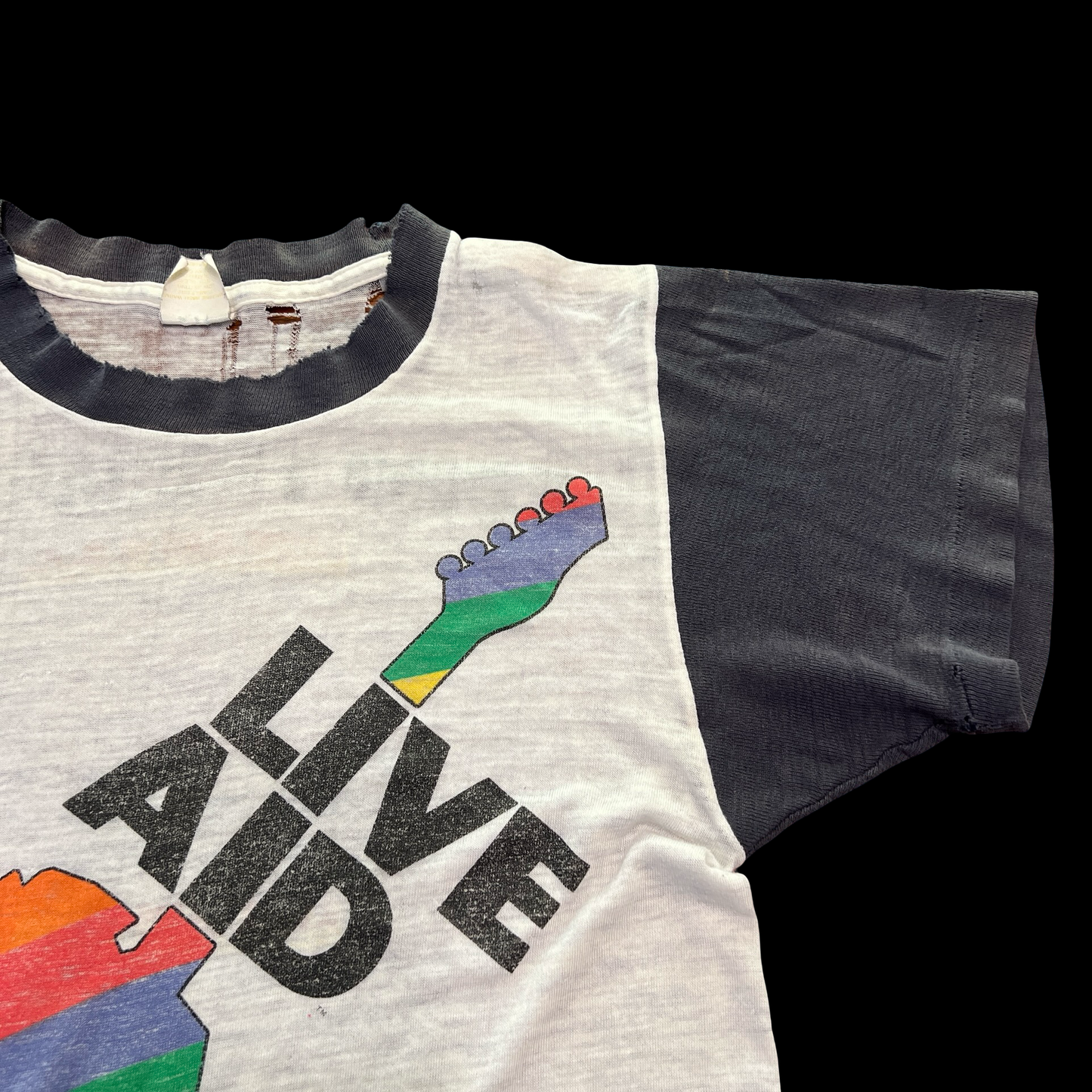 (S) 1985 Live aid concert tee