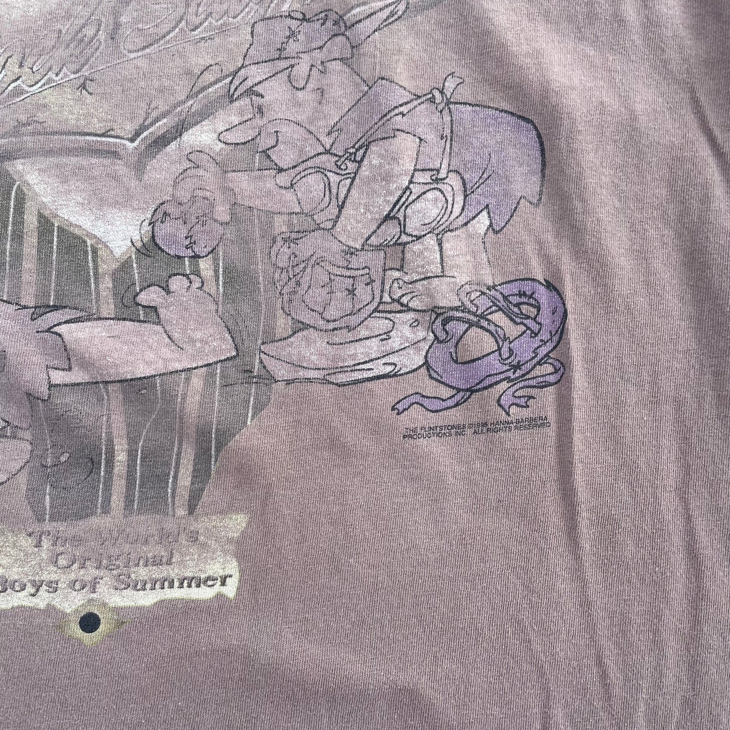 (XL) 1995 Universal Club flintstones tee