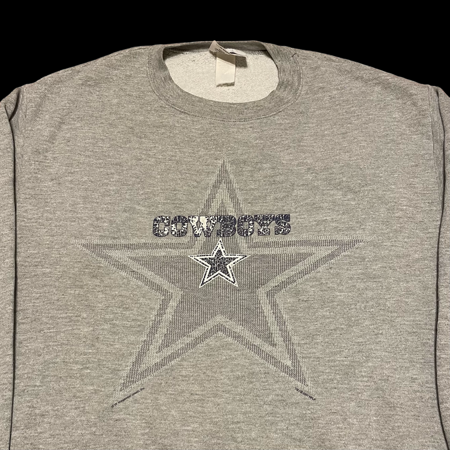(M/L) 2001 Cowboys crewneck