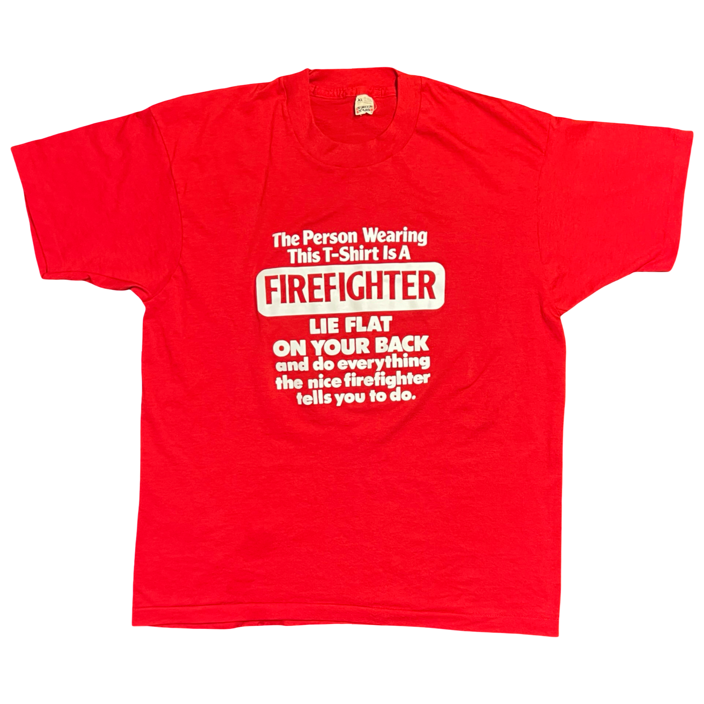 (XL) Vintage Firefighter tee