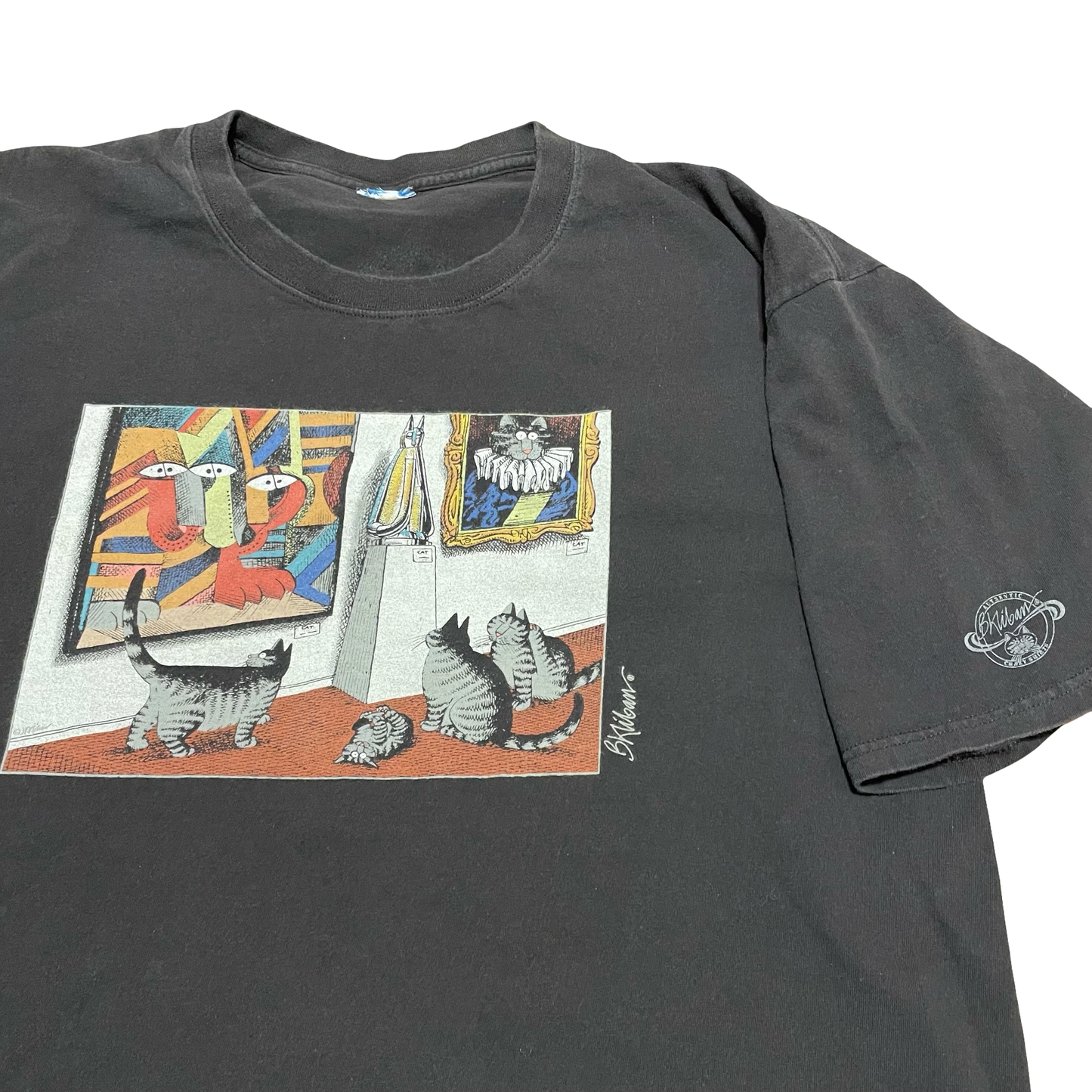 (XL) Vintage Cat Art B Kliban tee