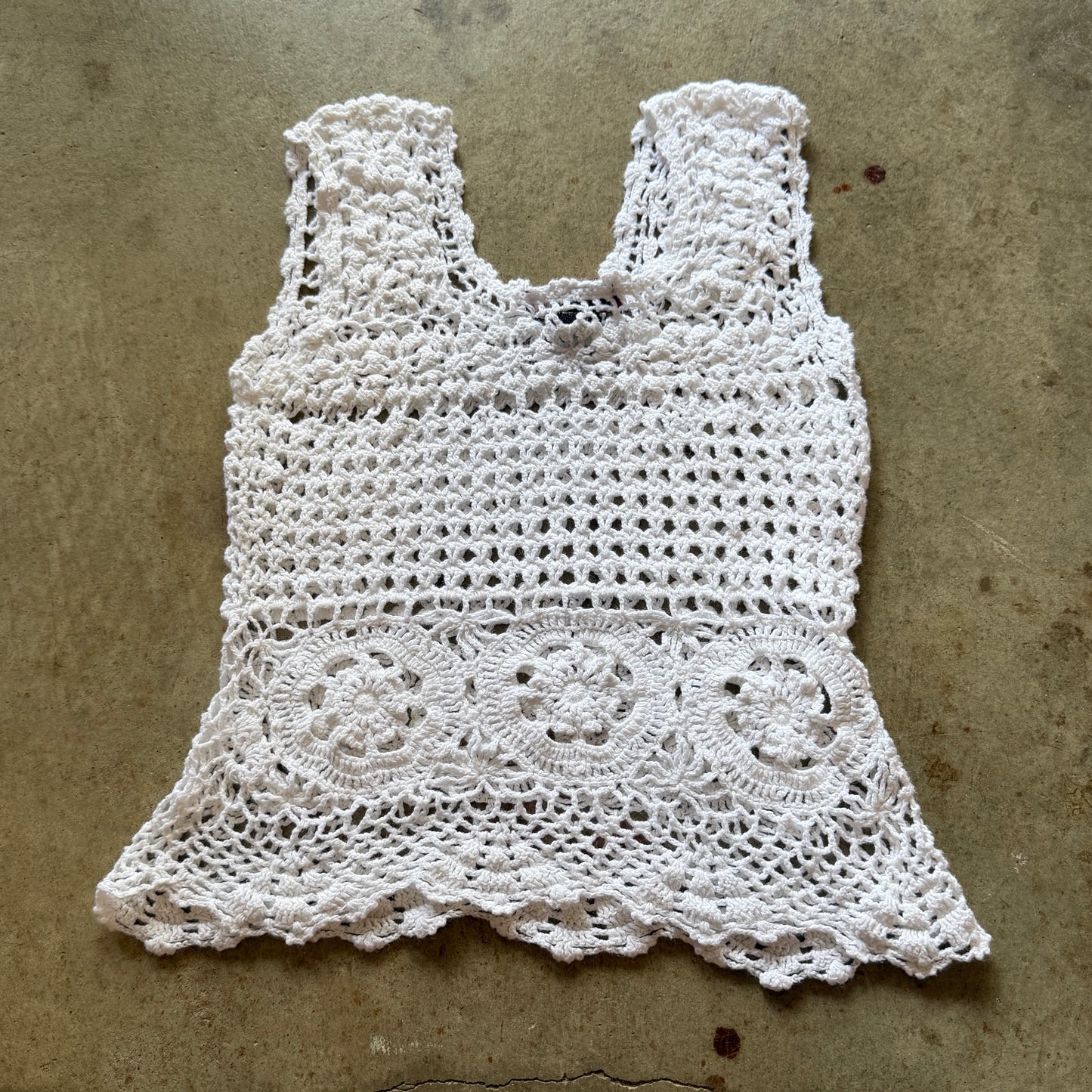 (S) say what crochet tank