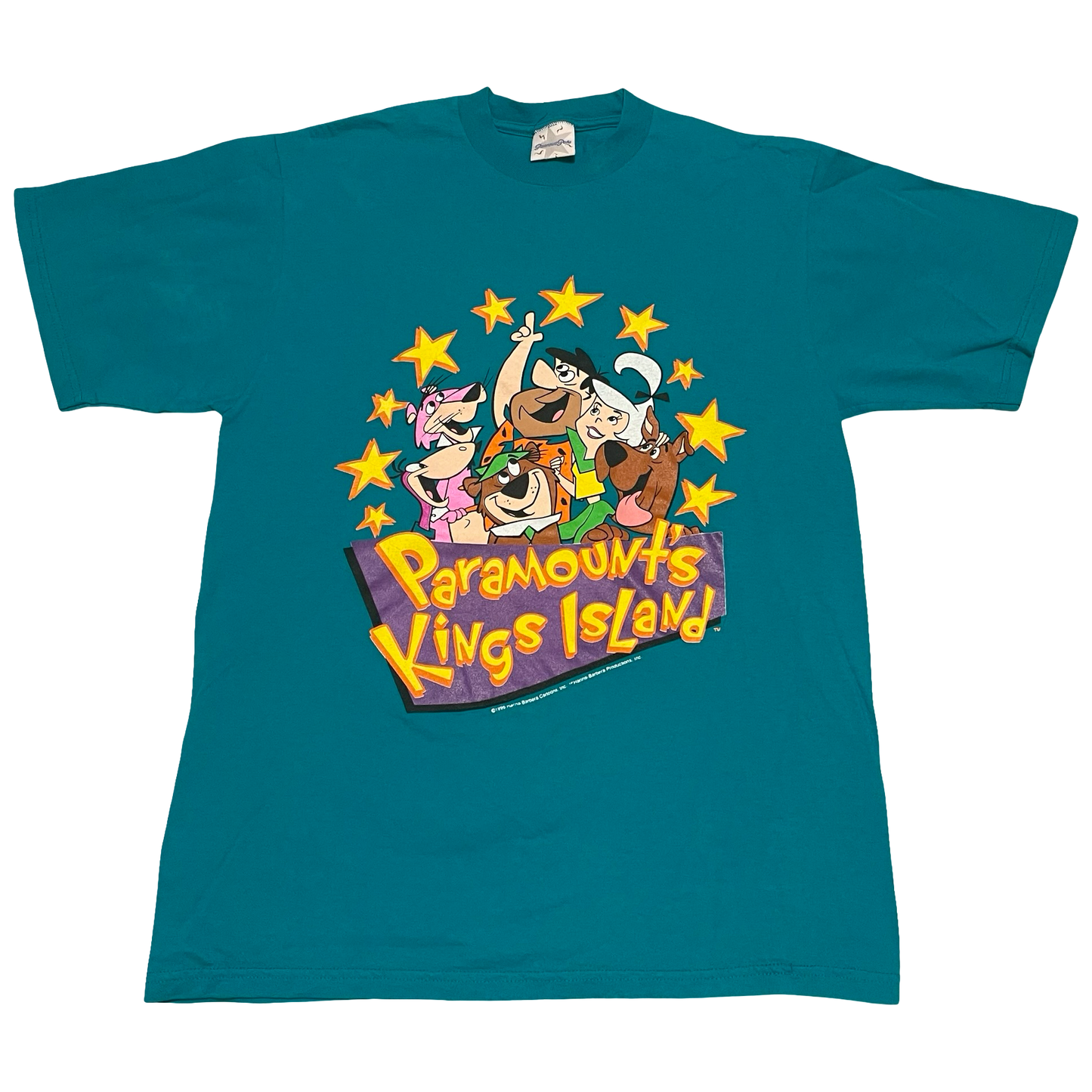 (L) 1996 Paramount's kings island tee