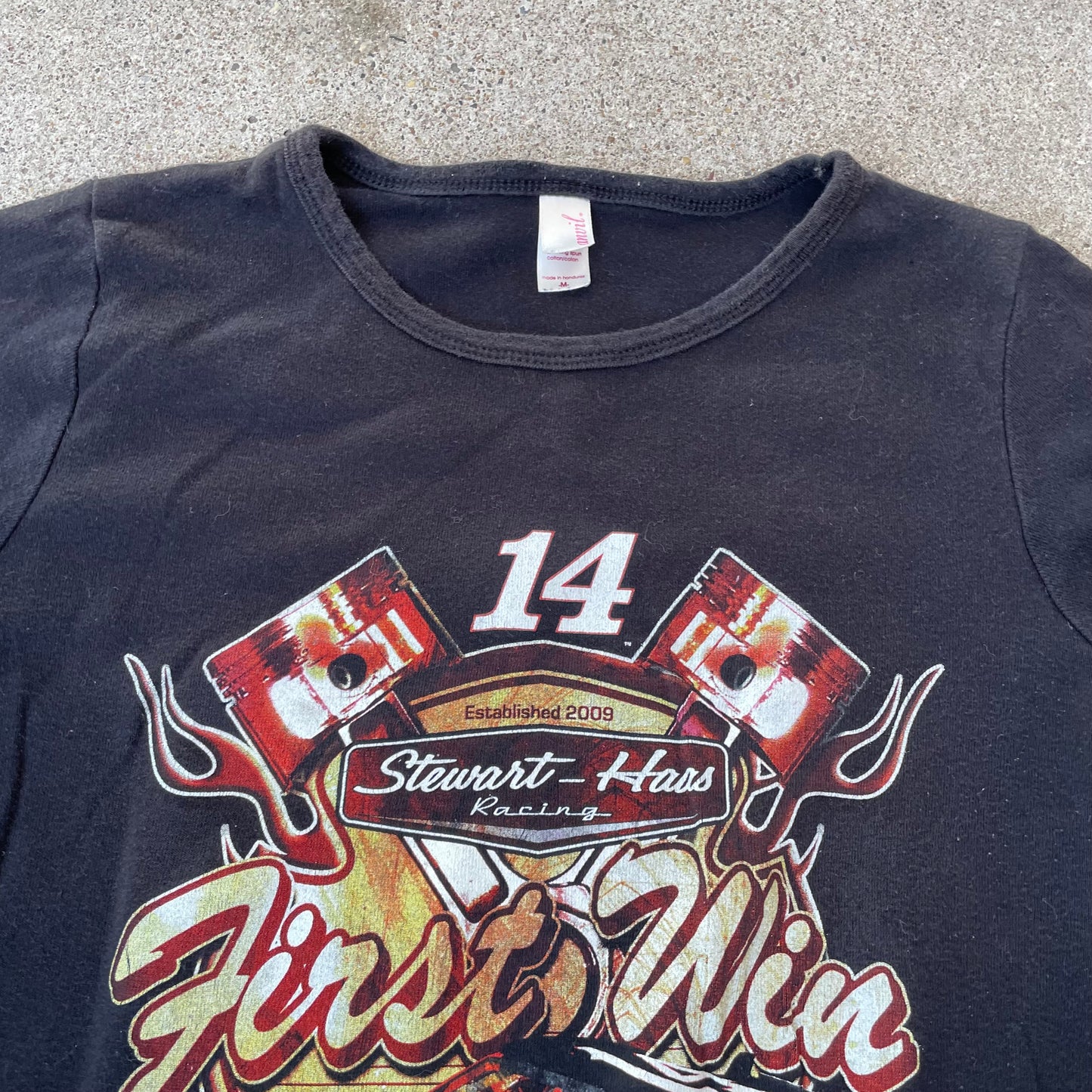 (M) 2009 stewart racing baby tee