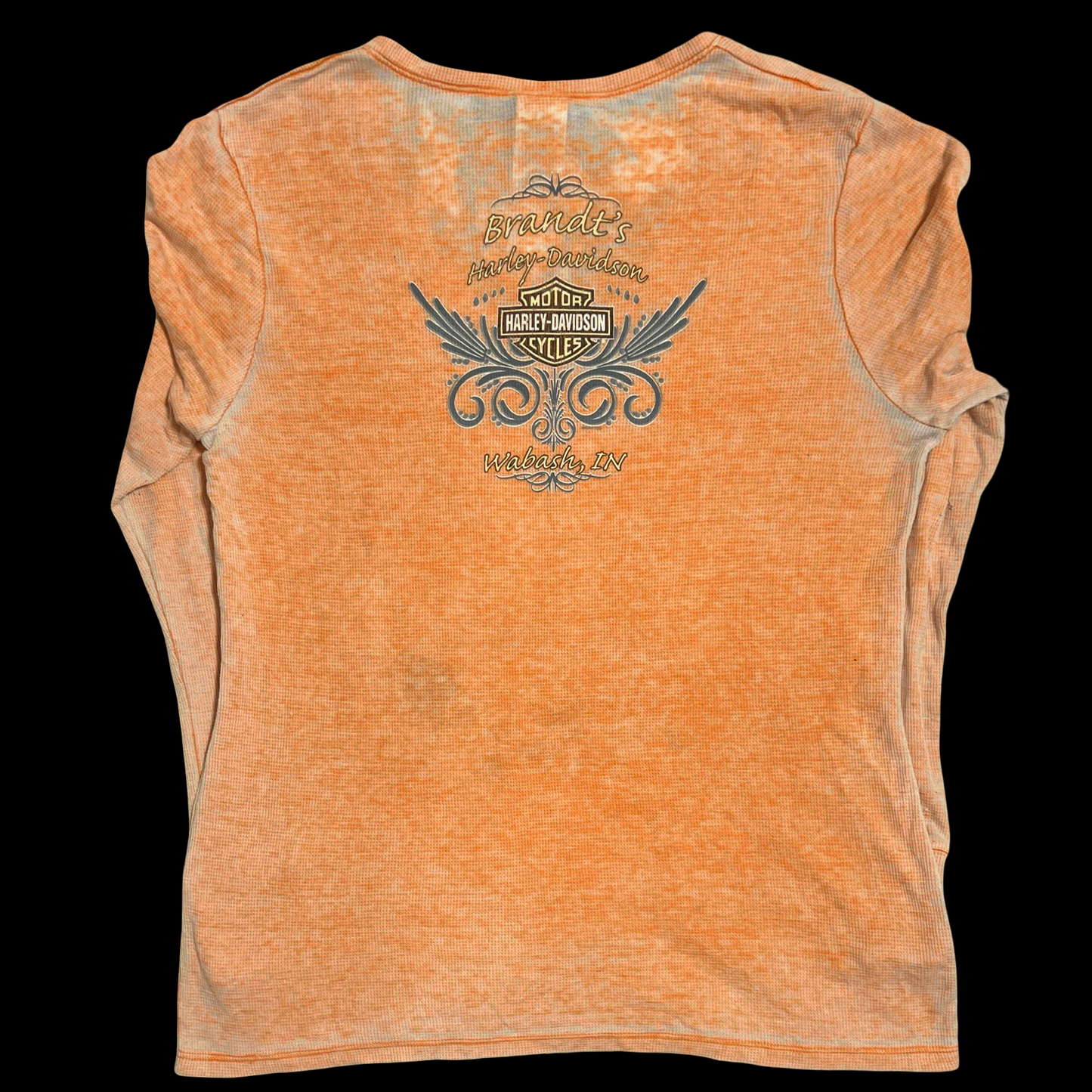 (XL) brandt's harley davidson long-sleeve