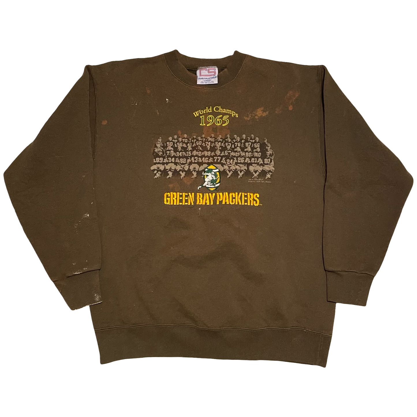 (L) 1994 Green bay packers crewneck