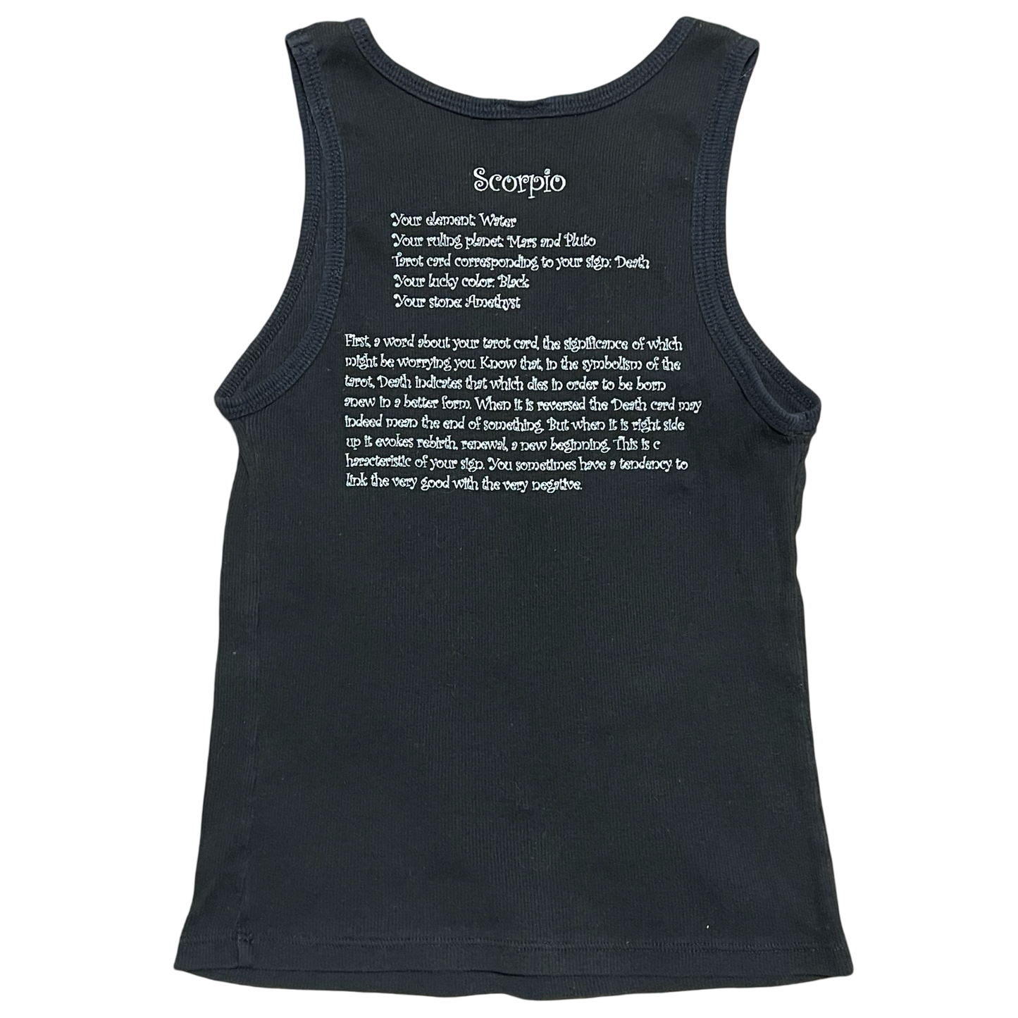 (M) diva usa scorpio tank top