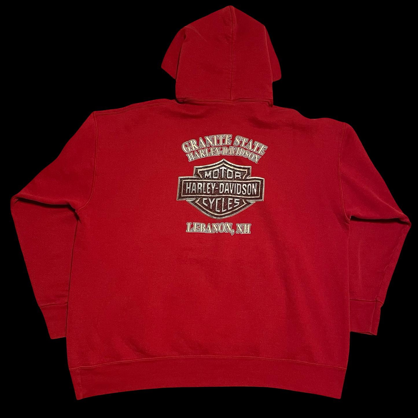 (XL) Harley flame hoodie