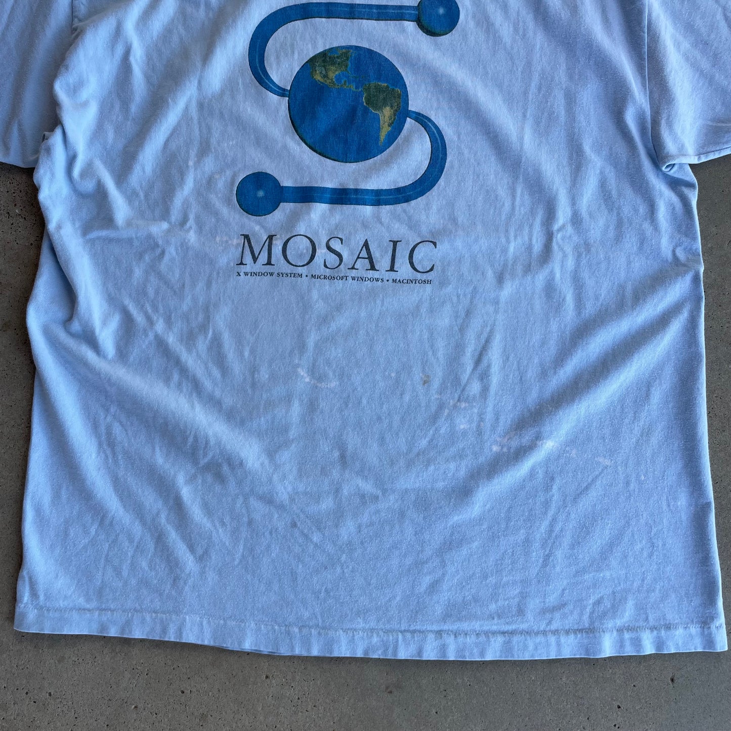(XL) Vintage Mosaic x window system tee