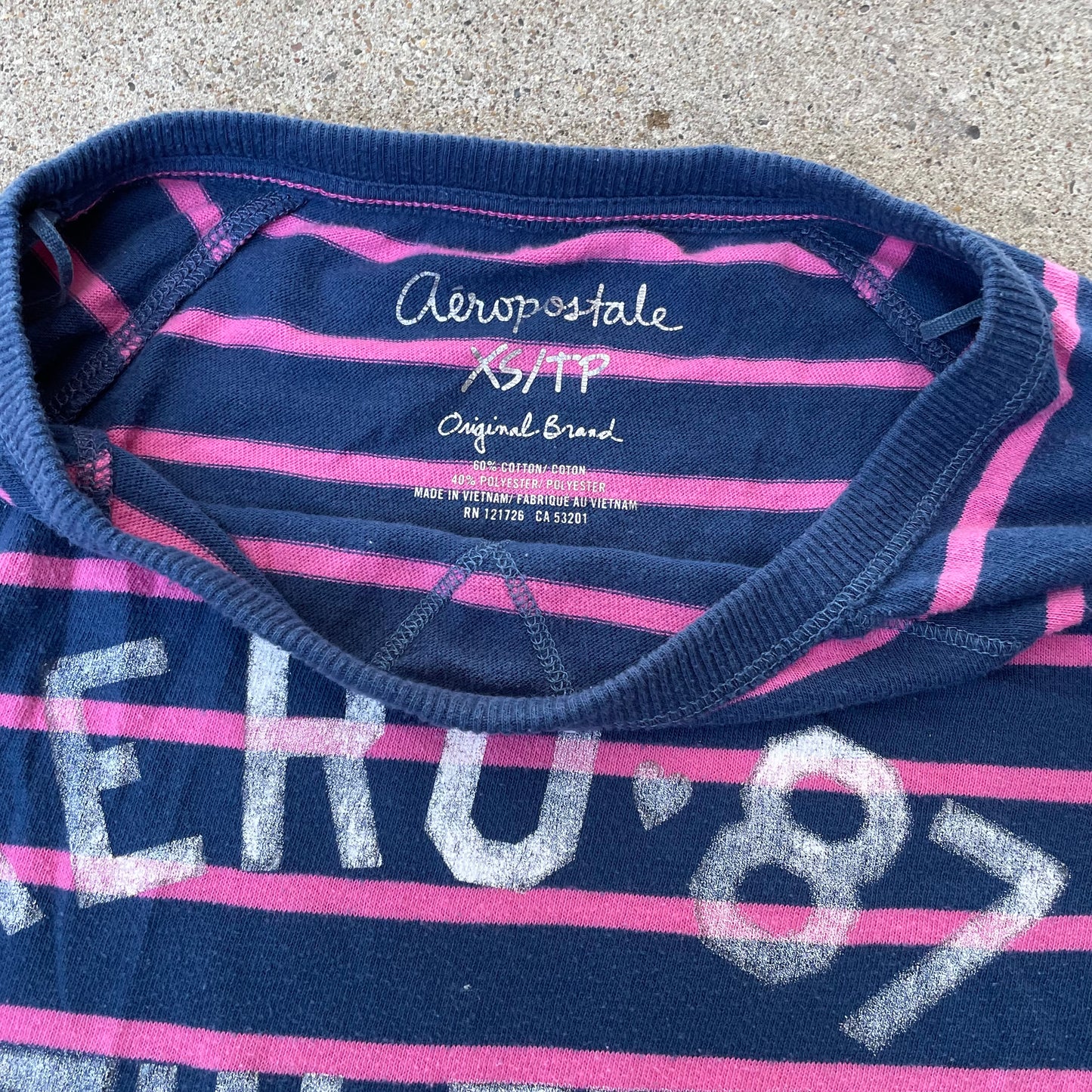 (XS) aeropstale athletic div long-sleeve