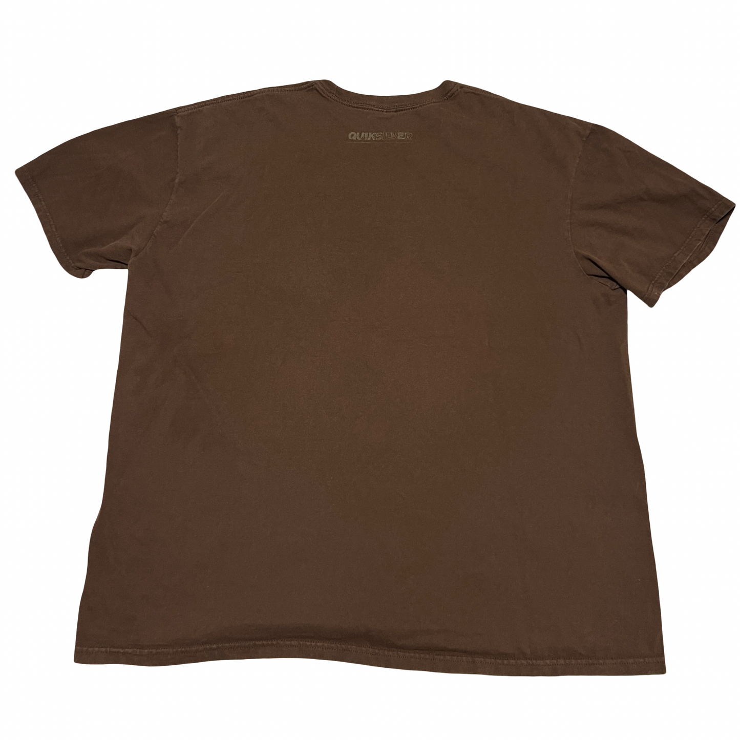 (2XL) quiksilver brown tee