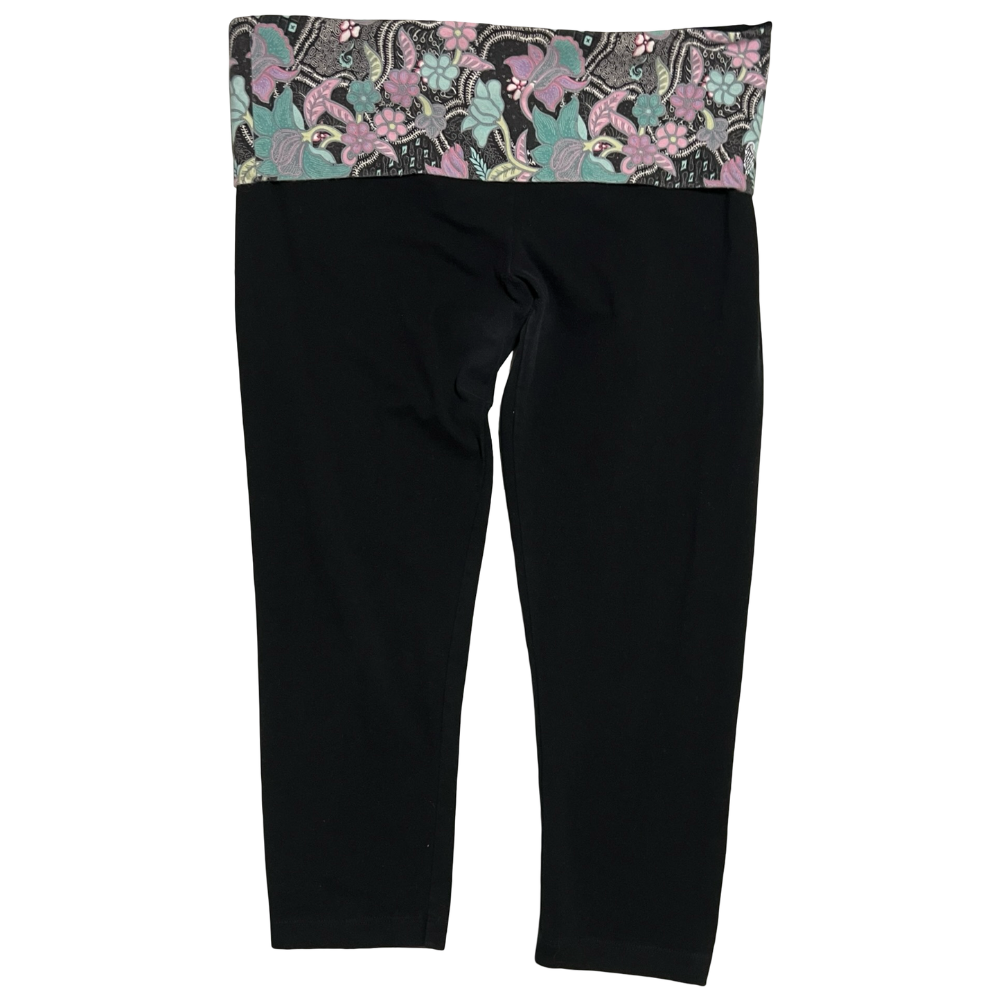 (M) victoria's secret fold over capri leggins