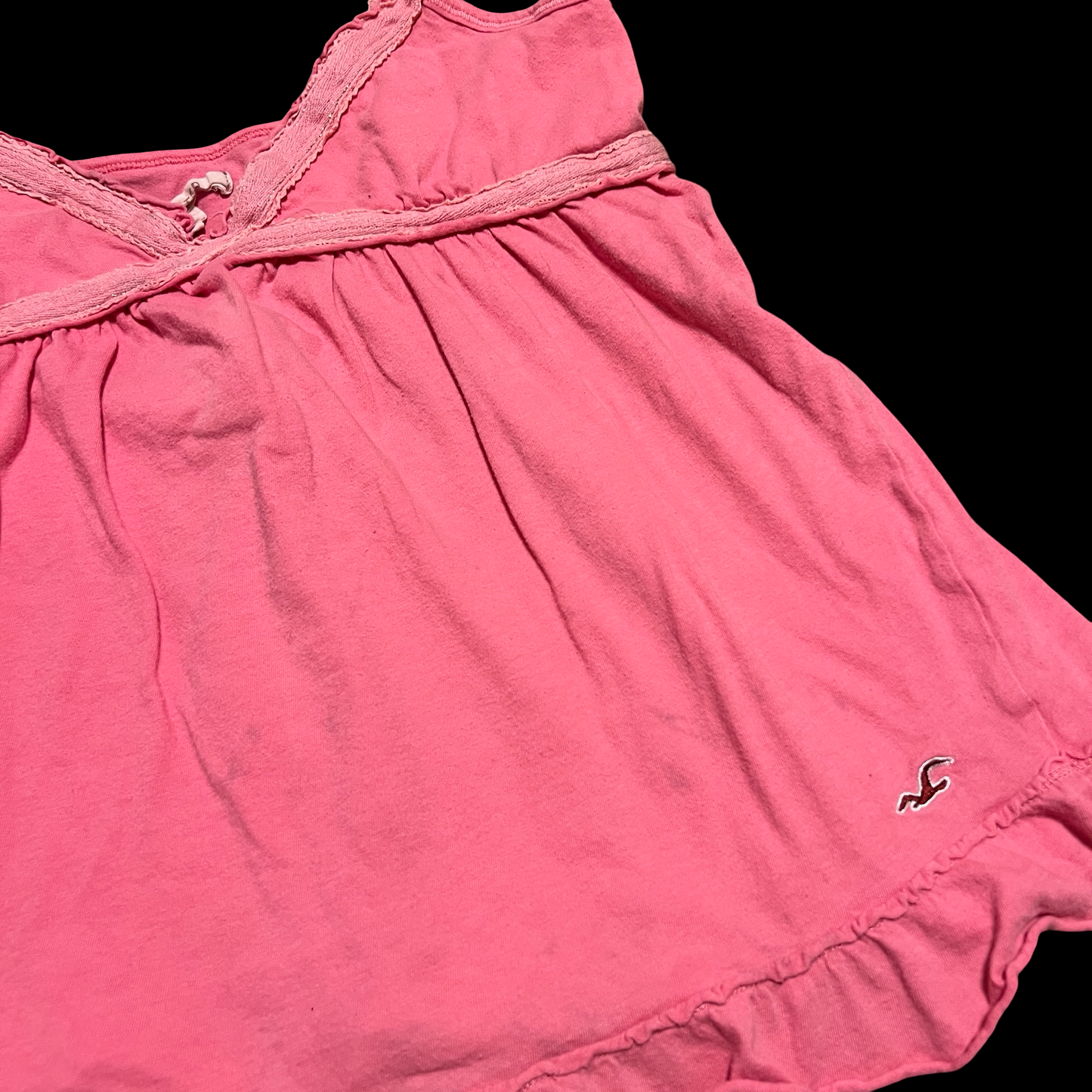 (L) hollister babydoll top