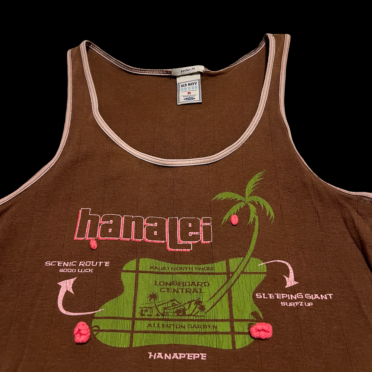 (M) old navy longboard central tank top