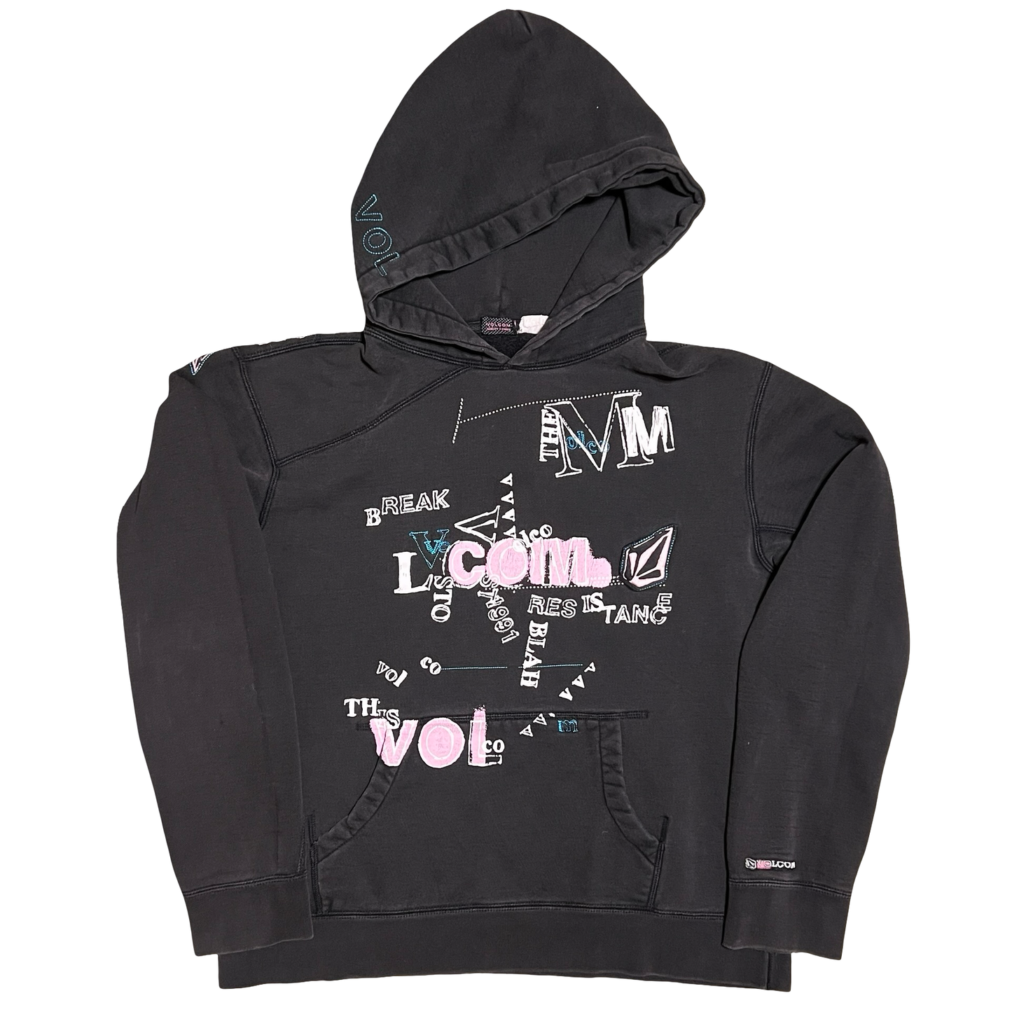 (juniors L) volcom girls hoodie