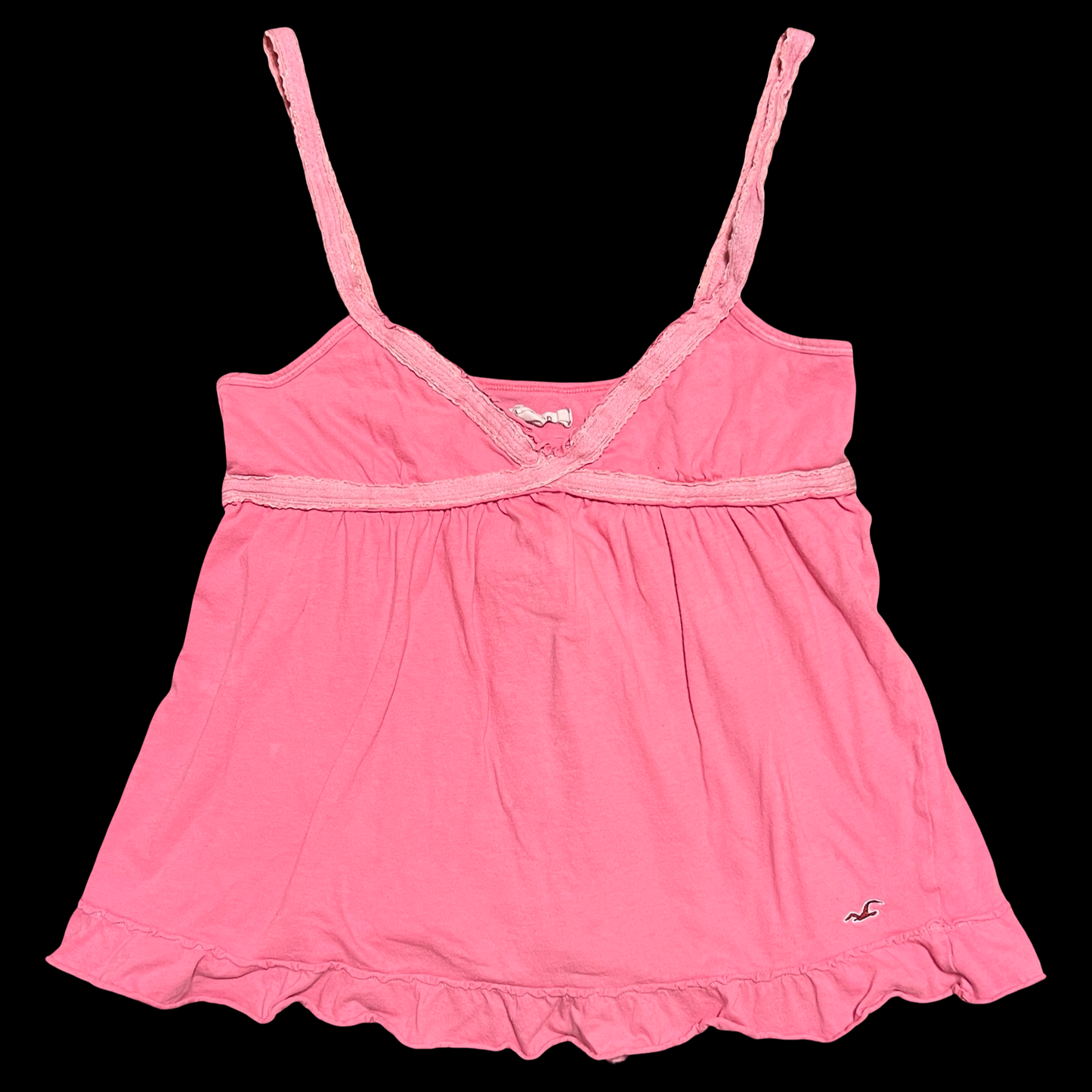 (L) hollister babydoll top
