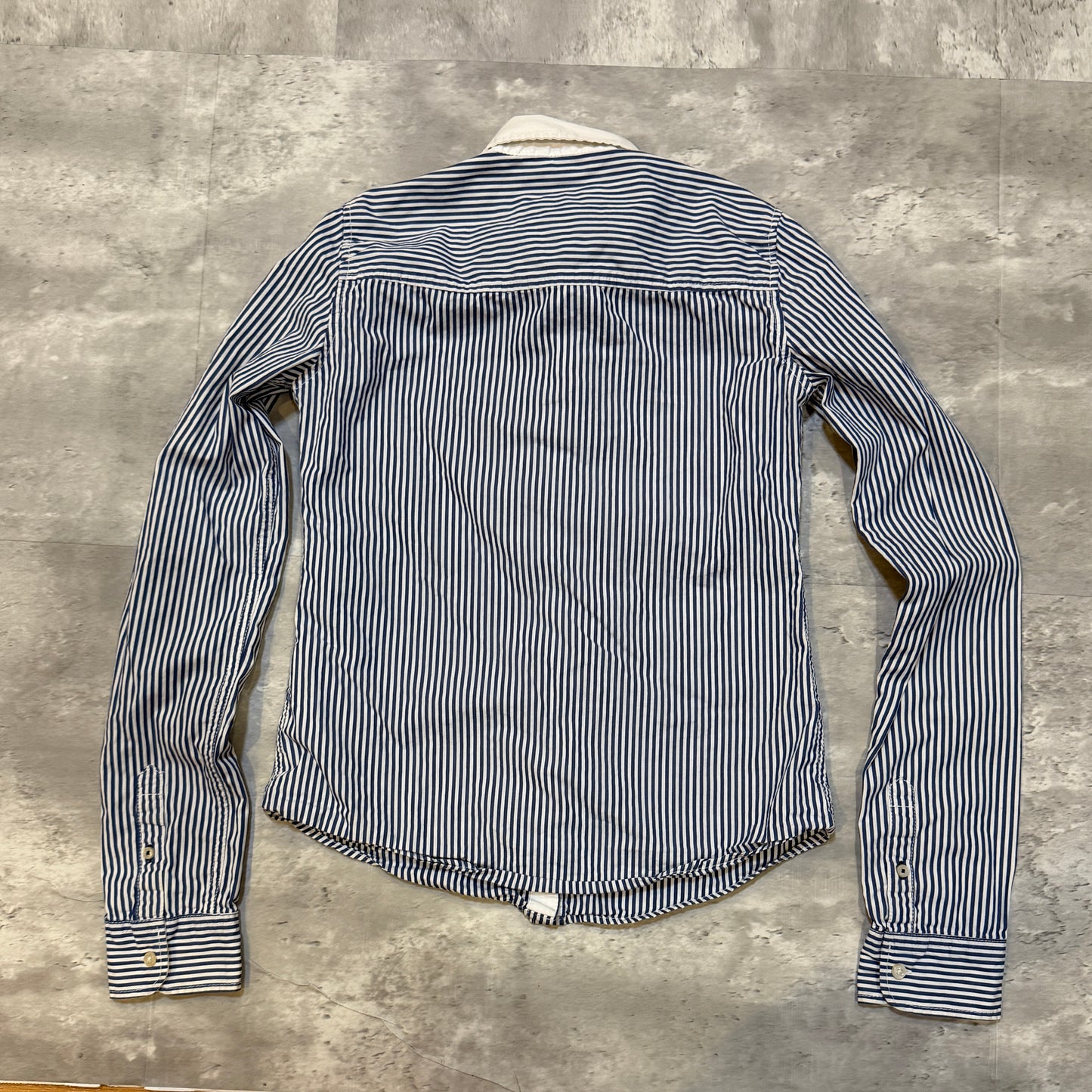 (XS) ladies Abercrombie & fitch striped button up