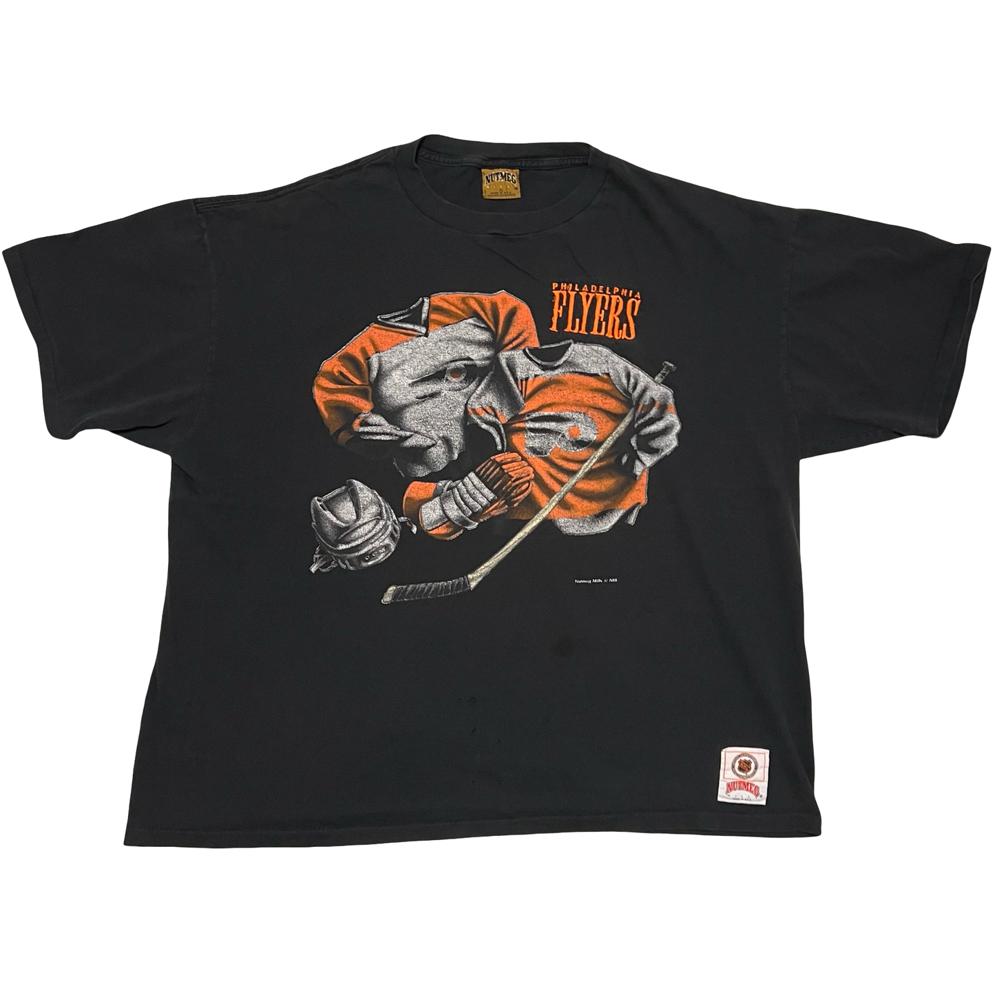 (XL) nutmeg flyers tee