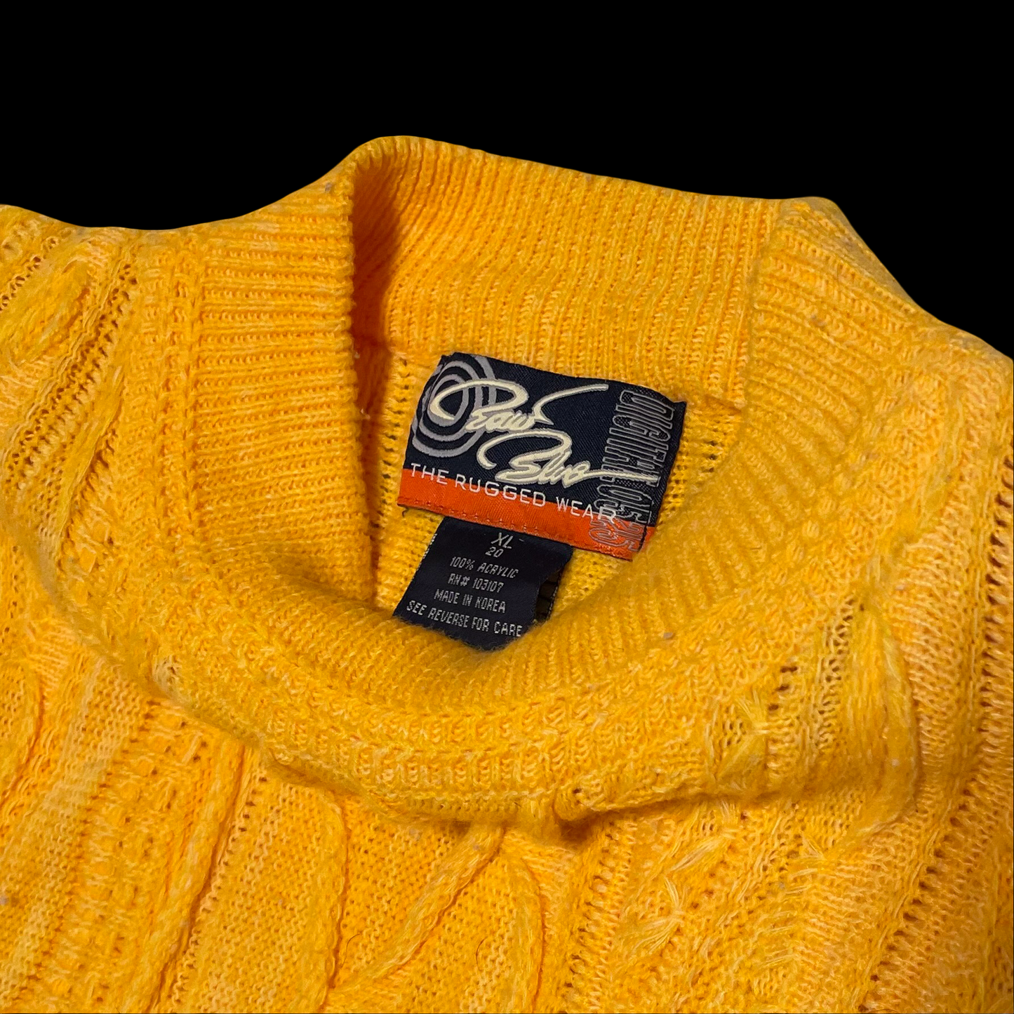 (XL) Raw blue sweater