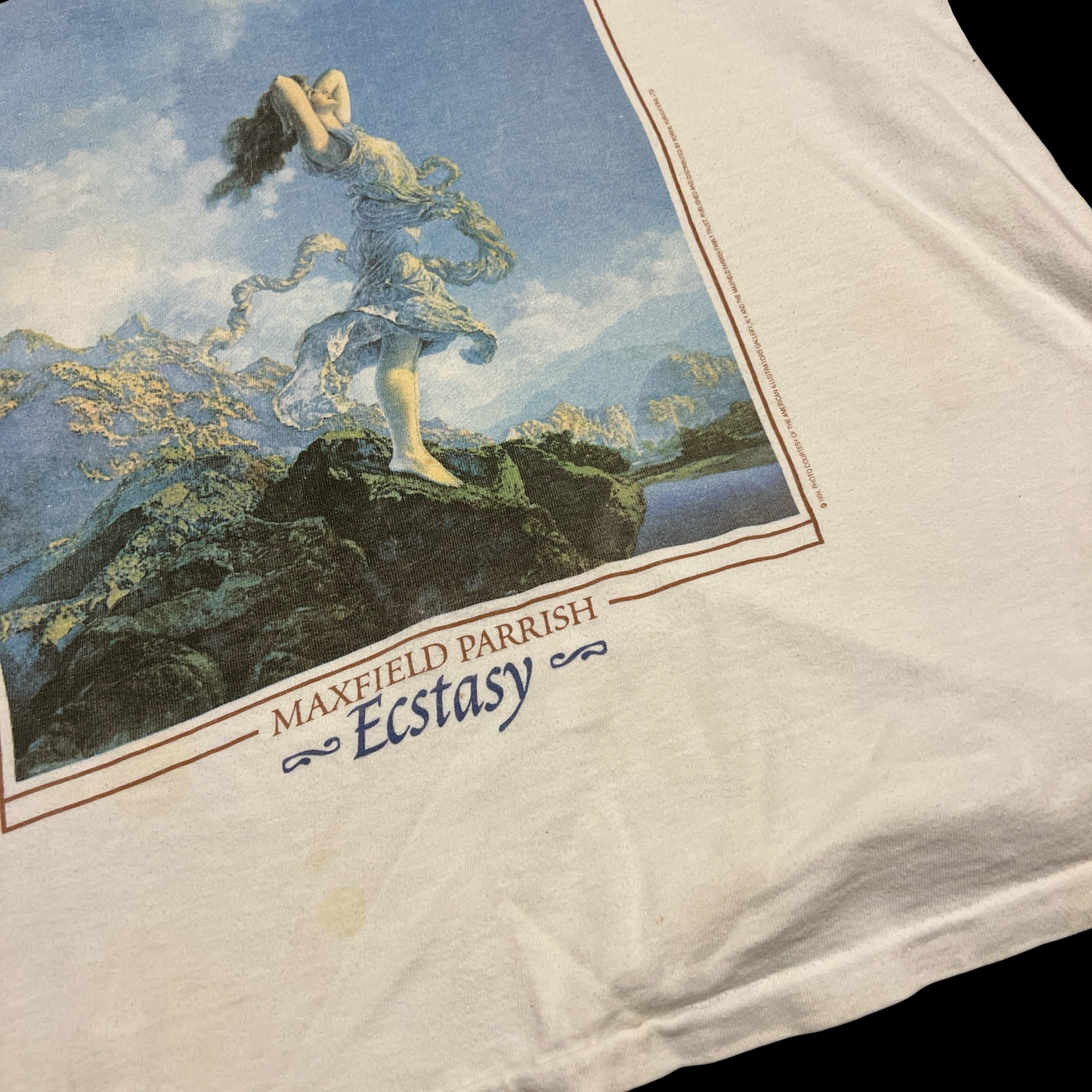 (L) 1994 maxfield parrish ecstasy tee