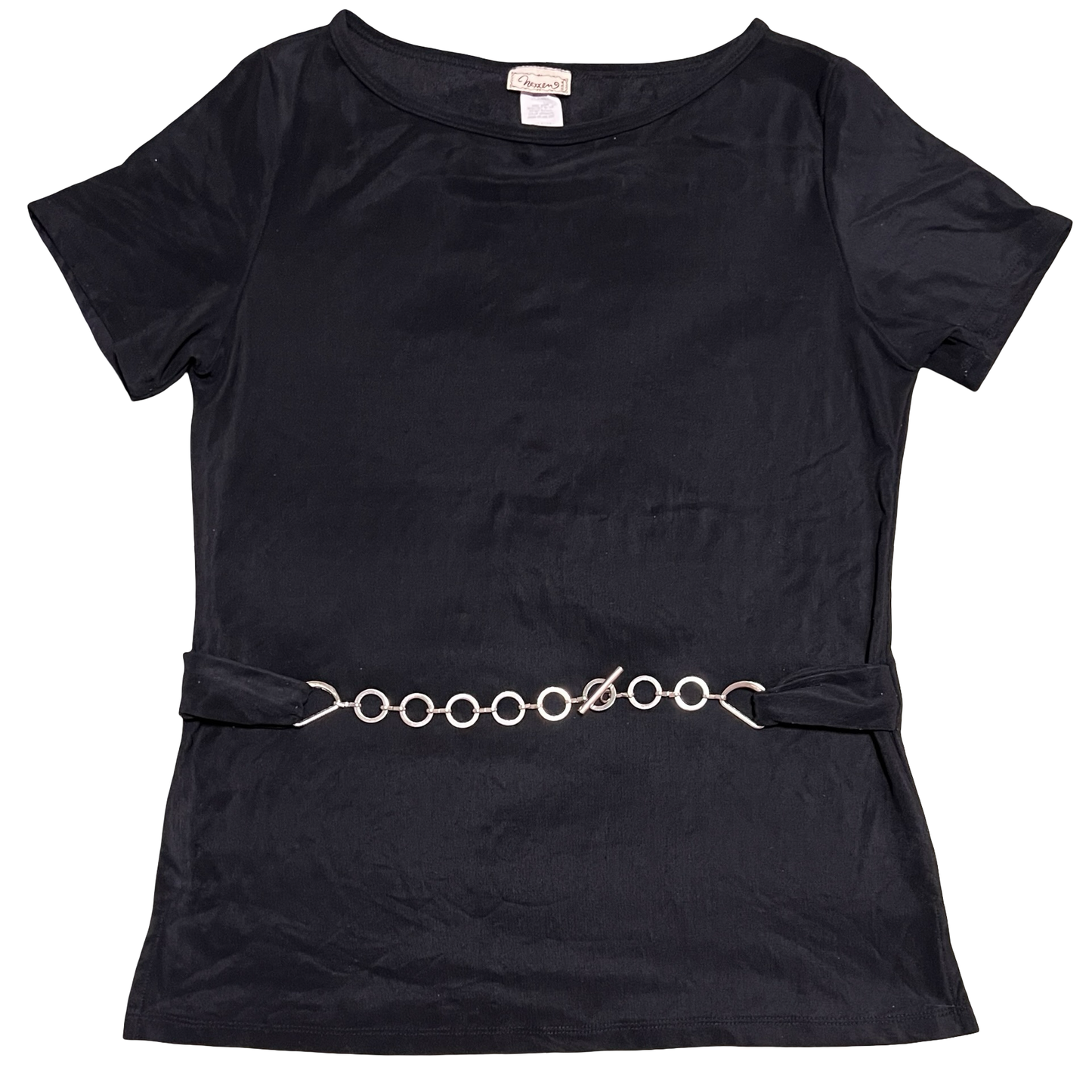 (M) vintage nexxen black chain top