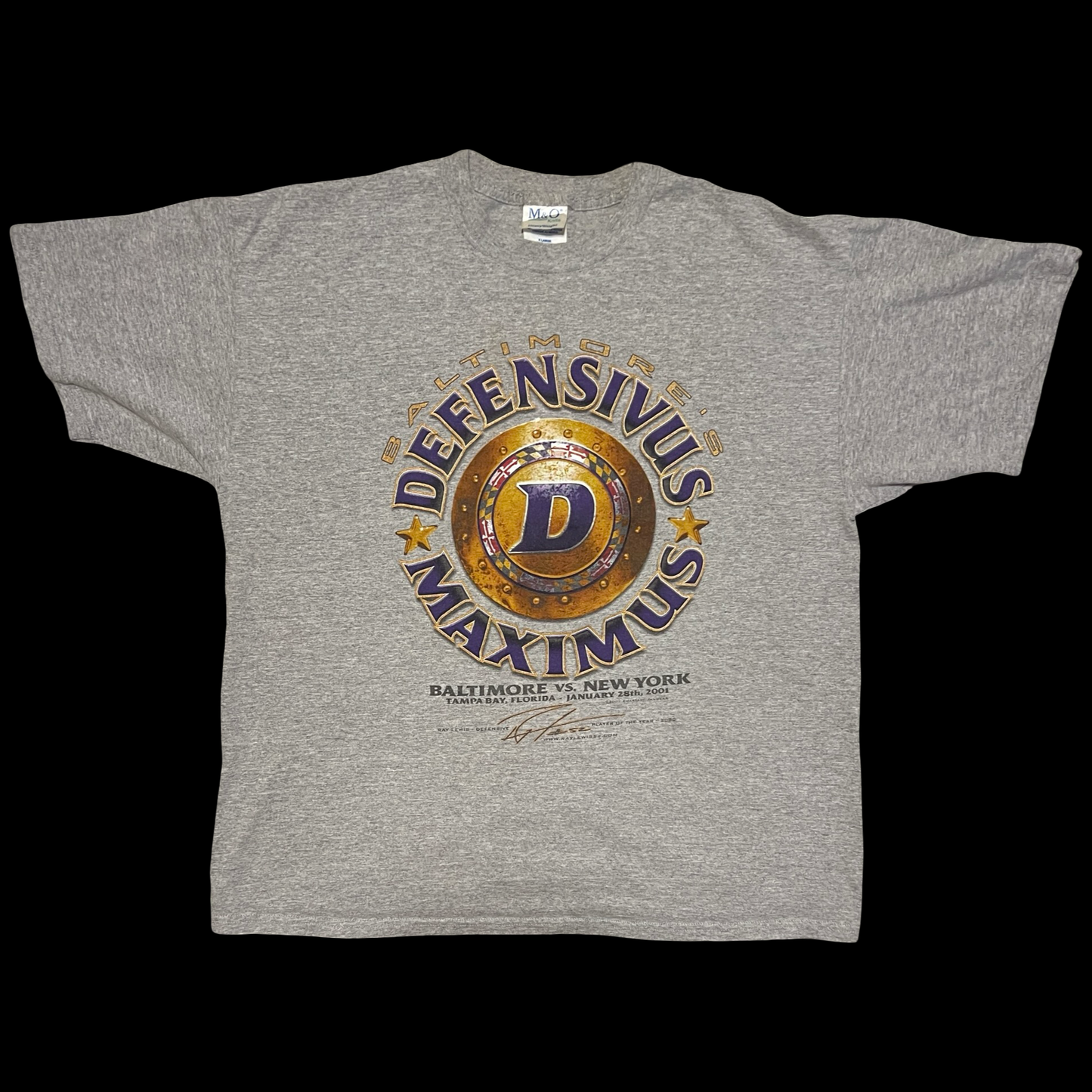 (XL) 2002 baltimore player of the year tee