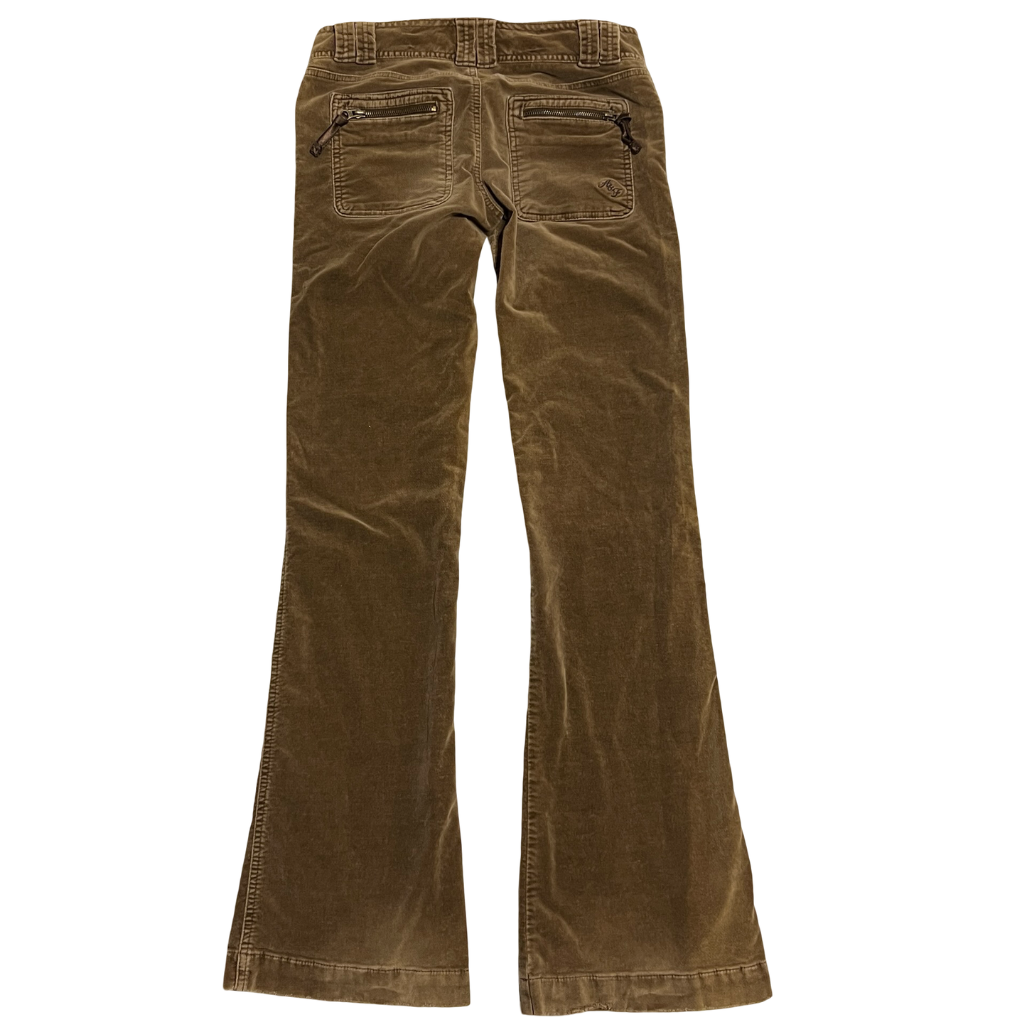 (2) abercrombie & fitch velvet pants