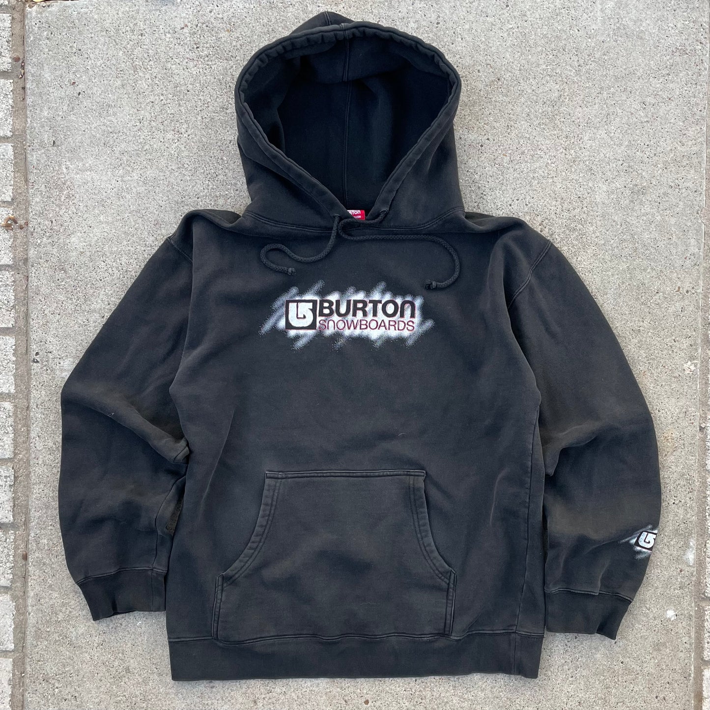(L) Burton snowboards hoodie