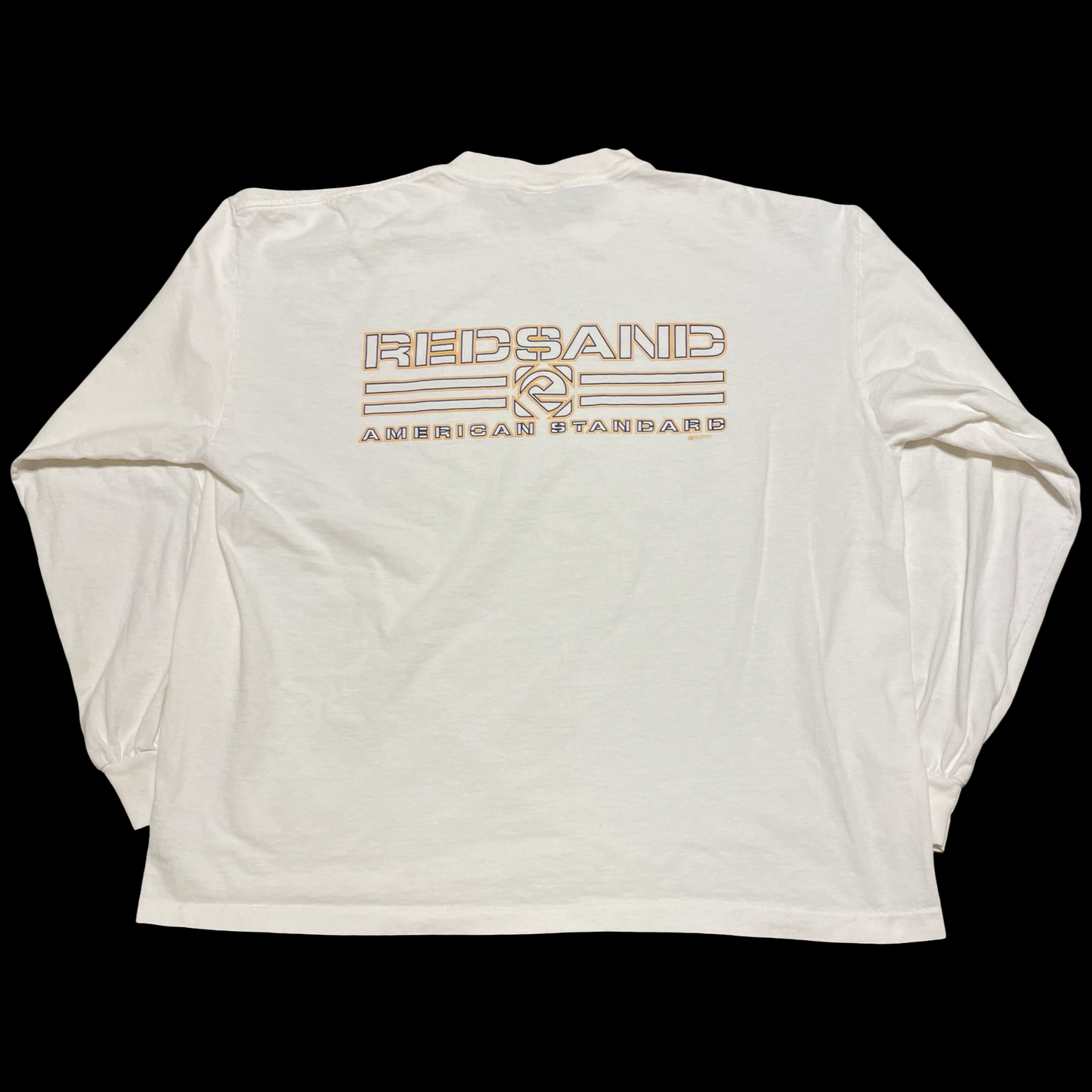 (XL) Redsand white longsleeve
