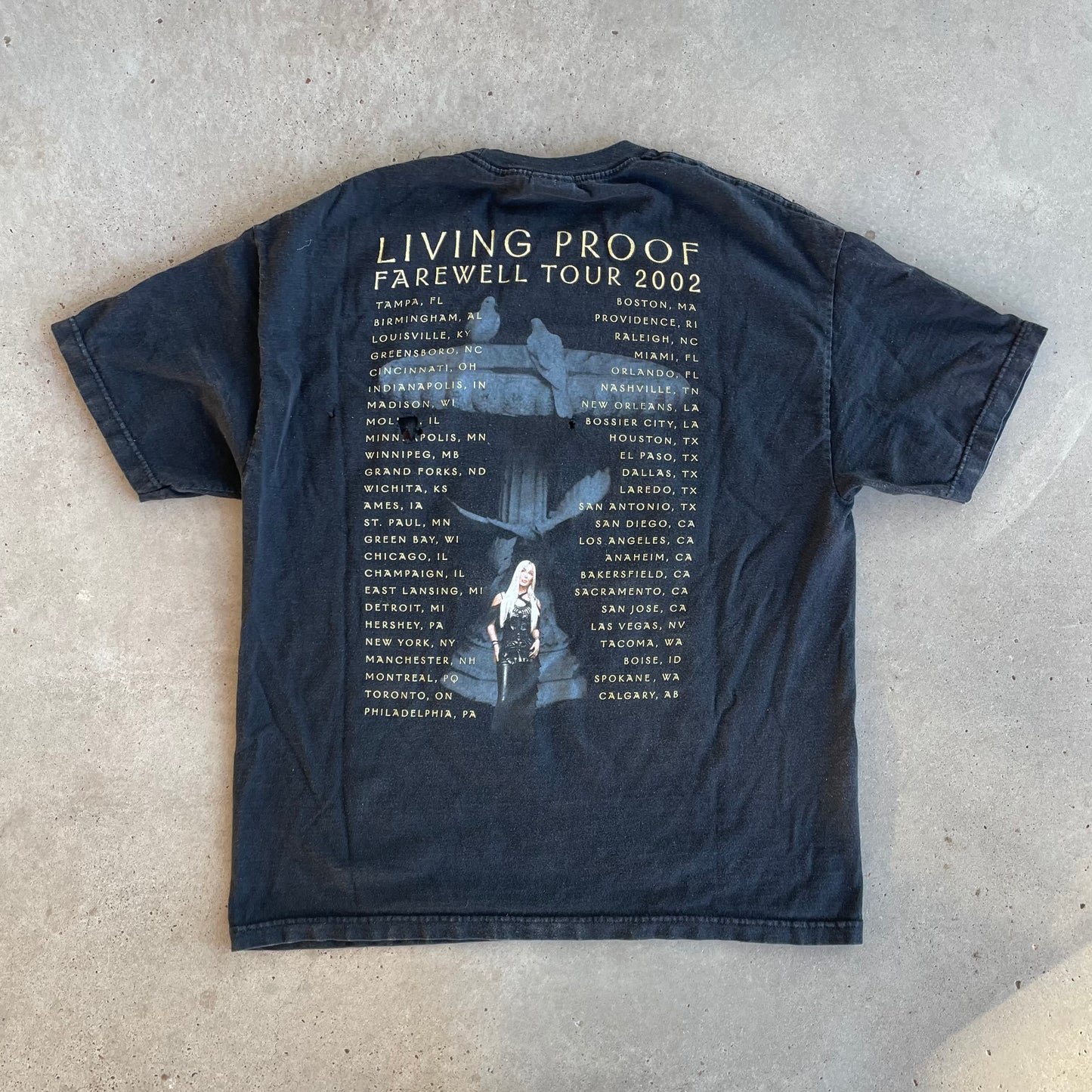 (XL) 2002 Cher tee (freebie)