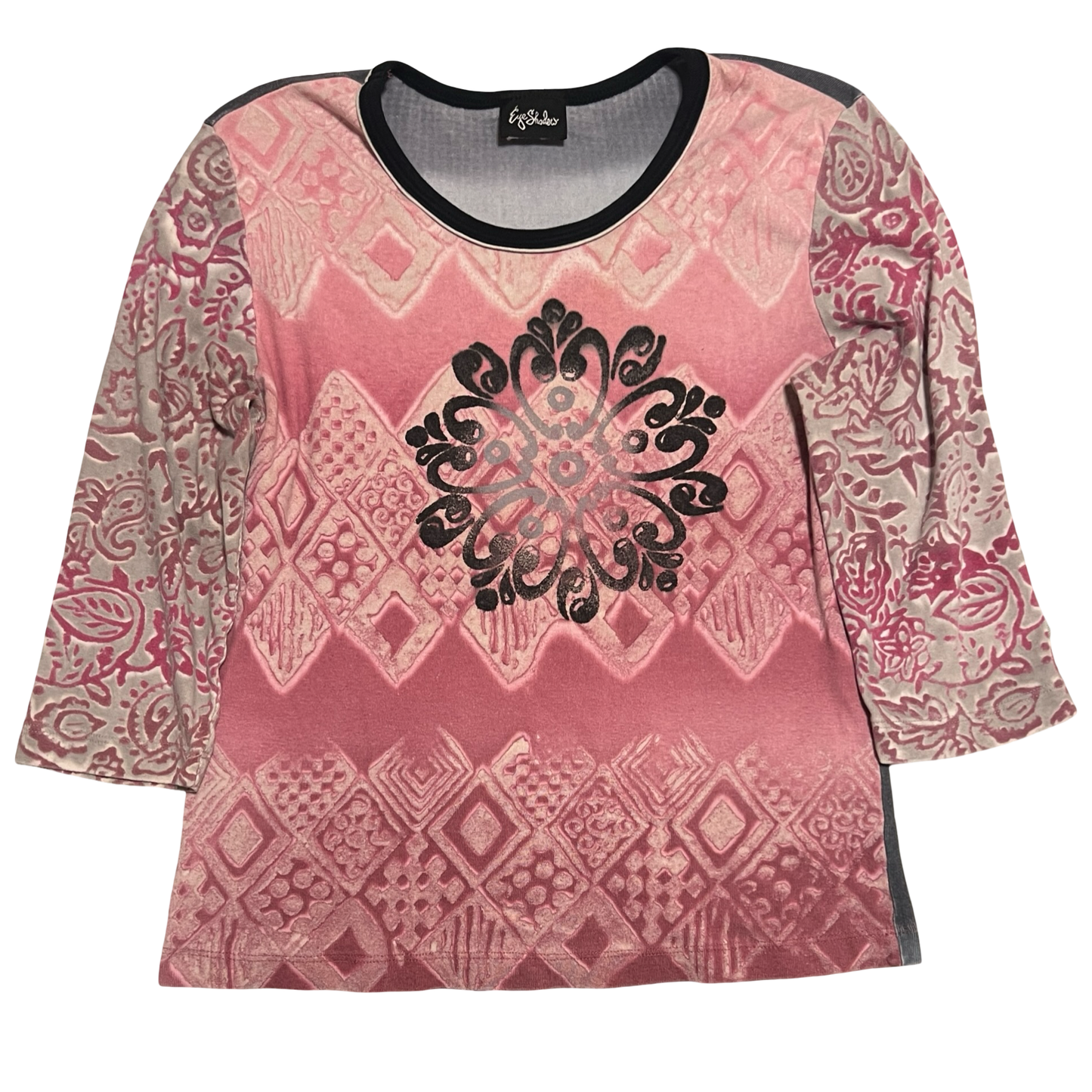 (L) vintage eyeshadow top