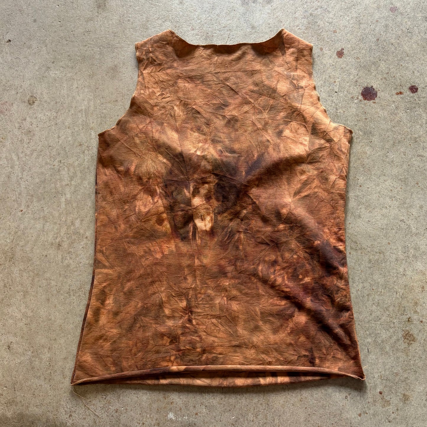 (S) brown tank top