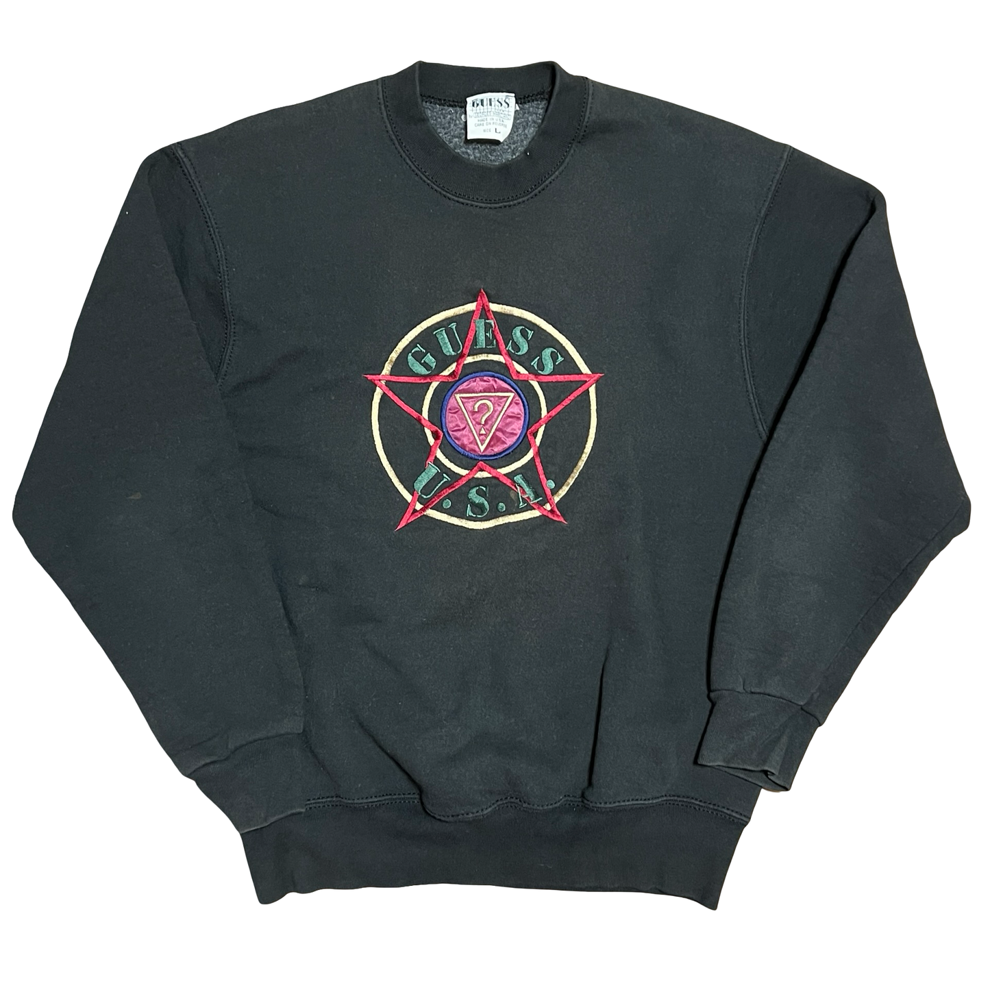 (L) vintage guess crewneck