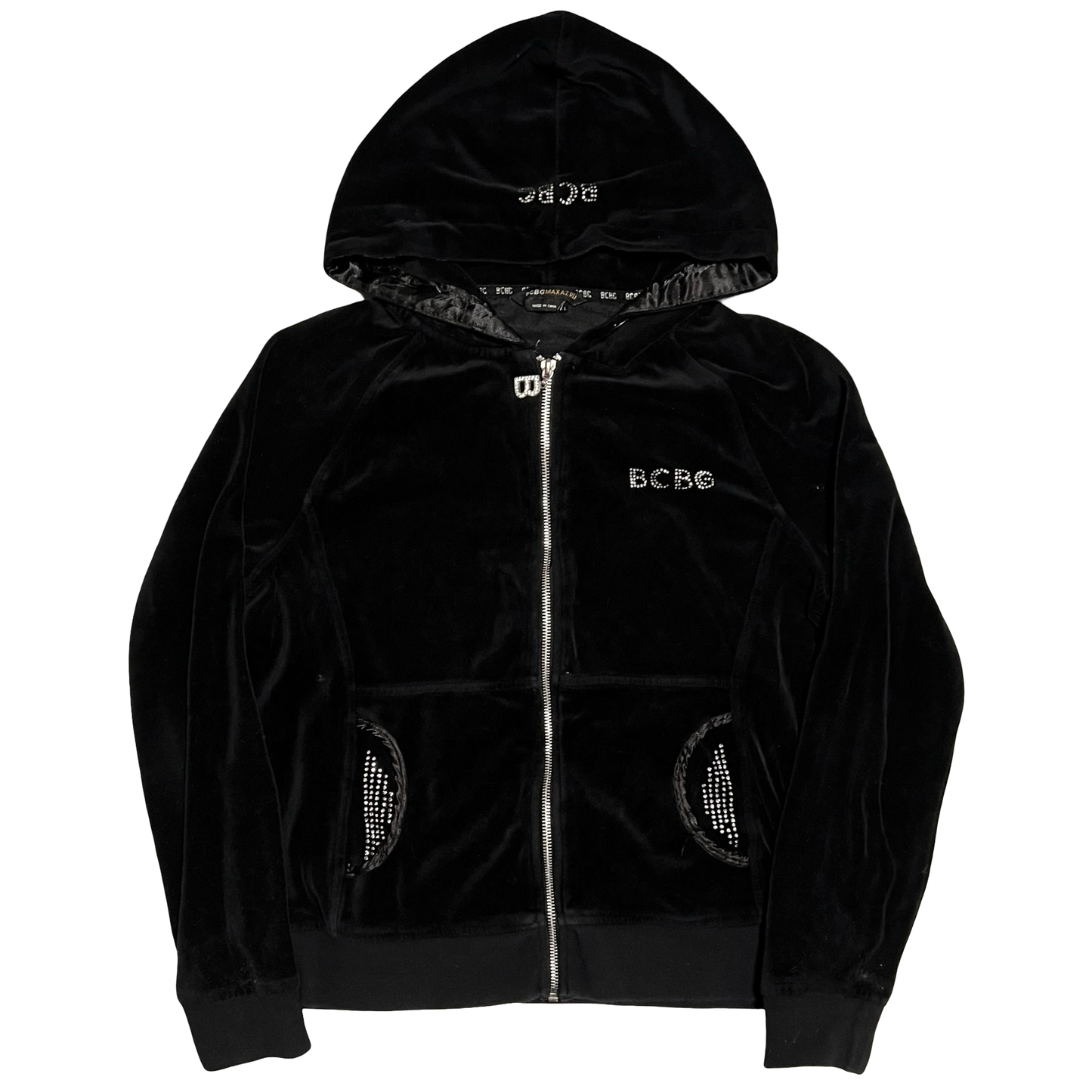 (L) bcbg black velvet jacket