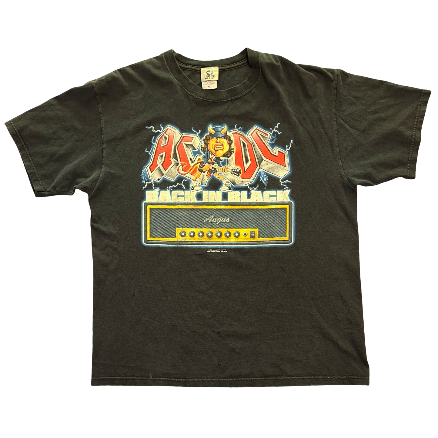 (XL) 2006 ACDC liquid blue tee