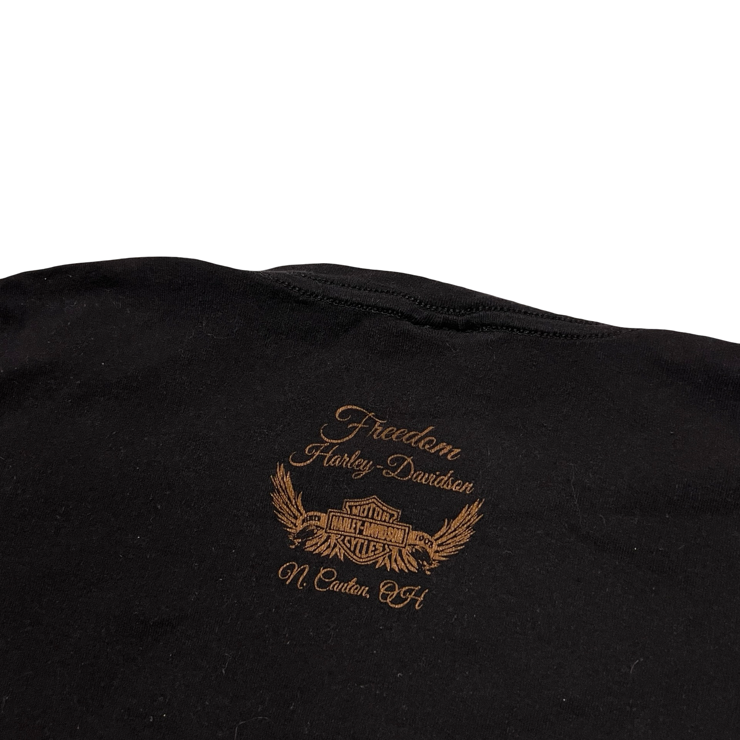 (L) harley davdison ladies tee
