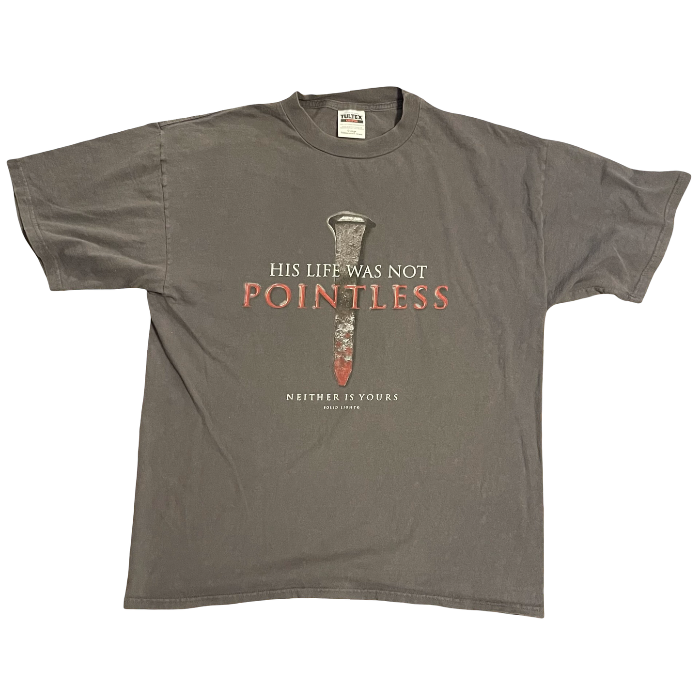 (XL) His life was not pointless jesus tee